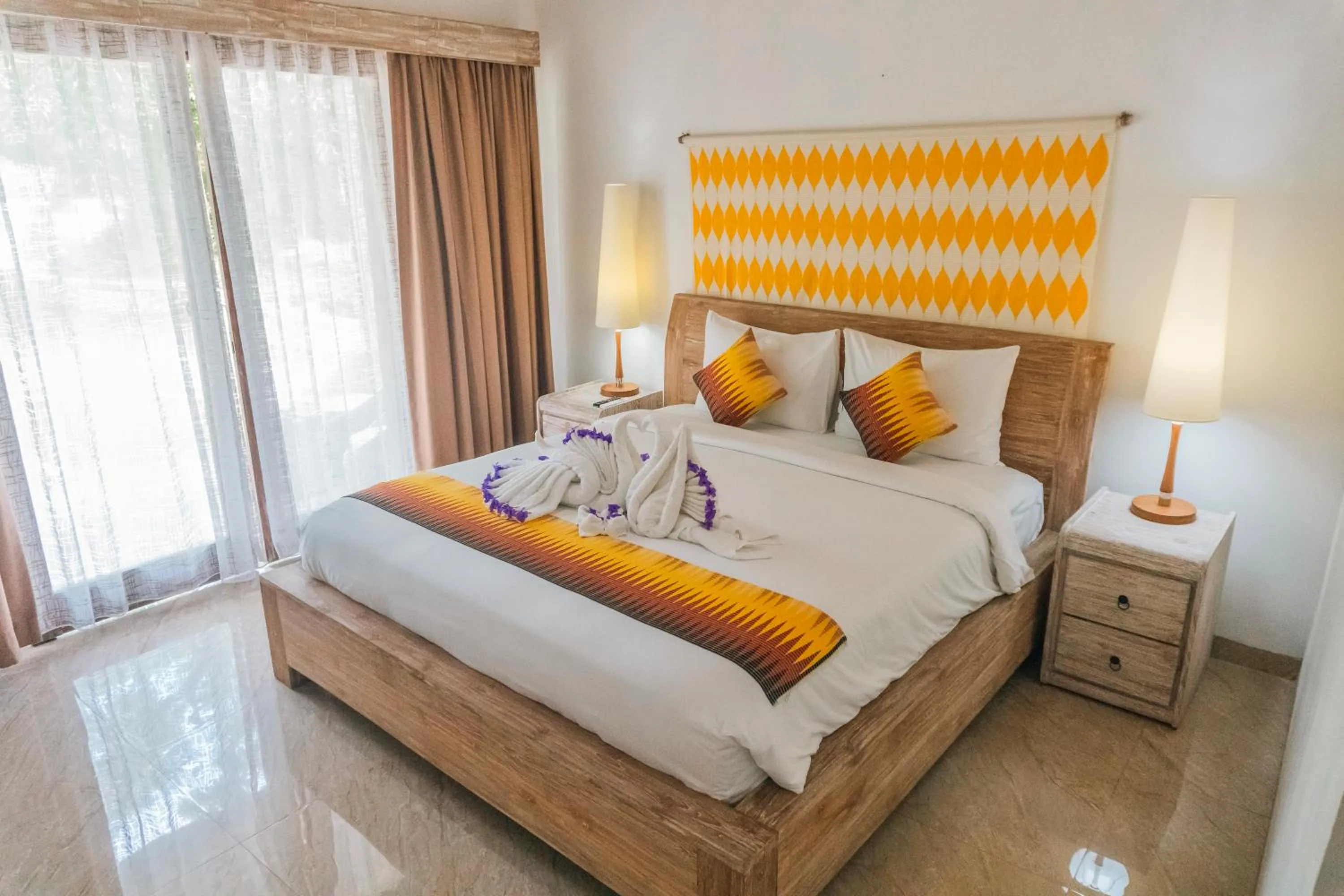 Bed in Caspla Resort by Loccal Collection