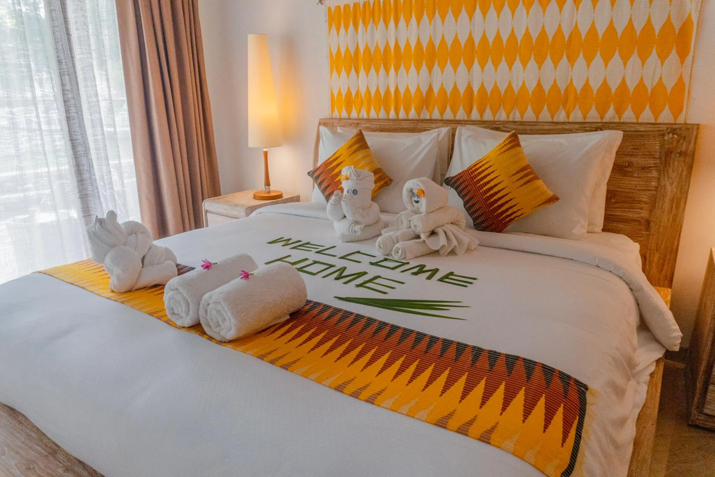 Bed in Caspla Resort by Loccal Collection