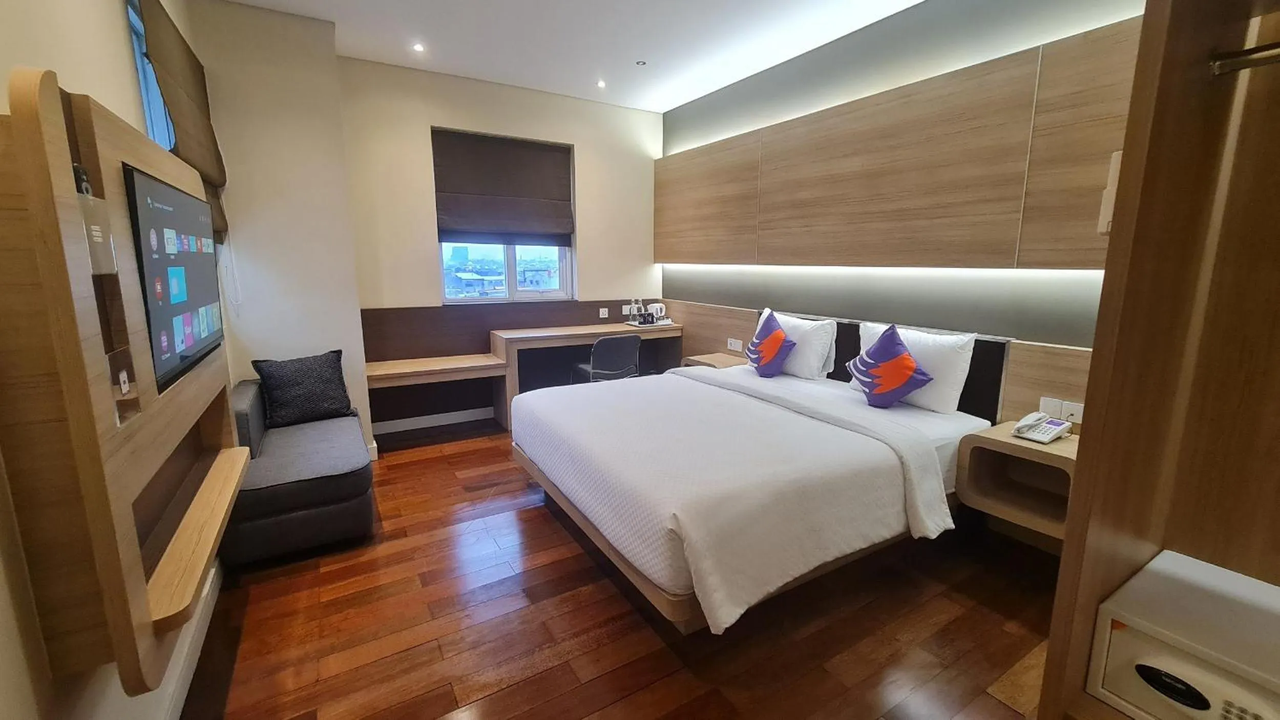 Bedroom, Bed in FOX Lite Grogol Jakarta