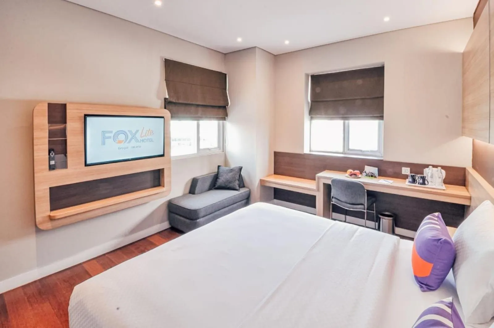 Bedroom, Bed in FOX Lite Grogol Jakarta