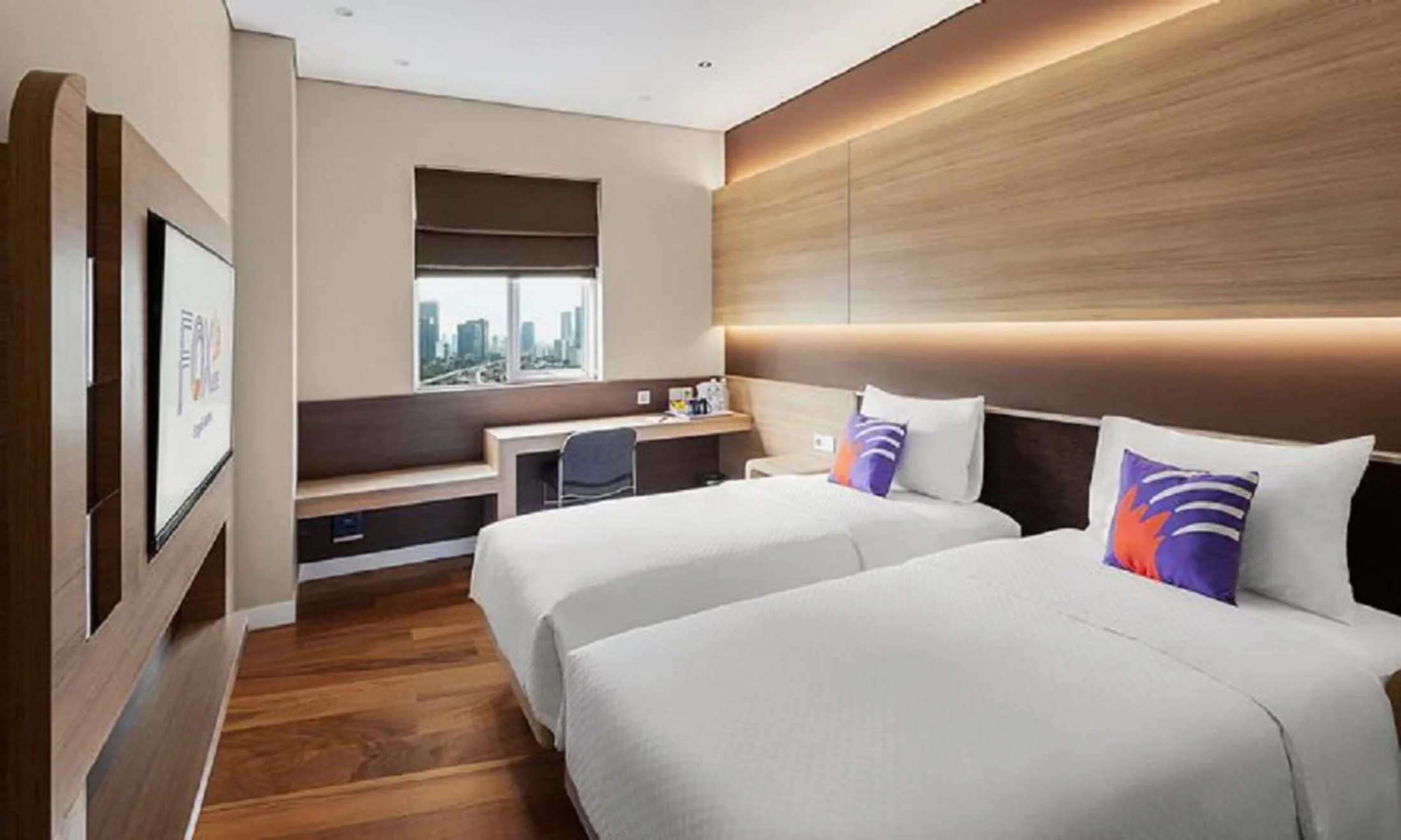 Bedroom, Bed in FOX Lite Grogol Jakarta