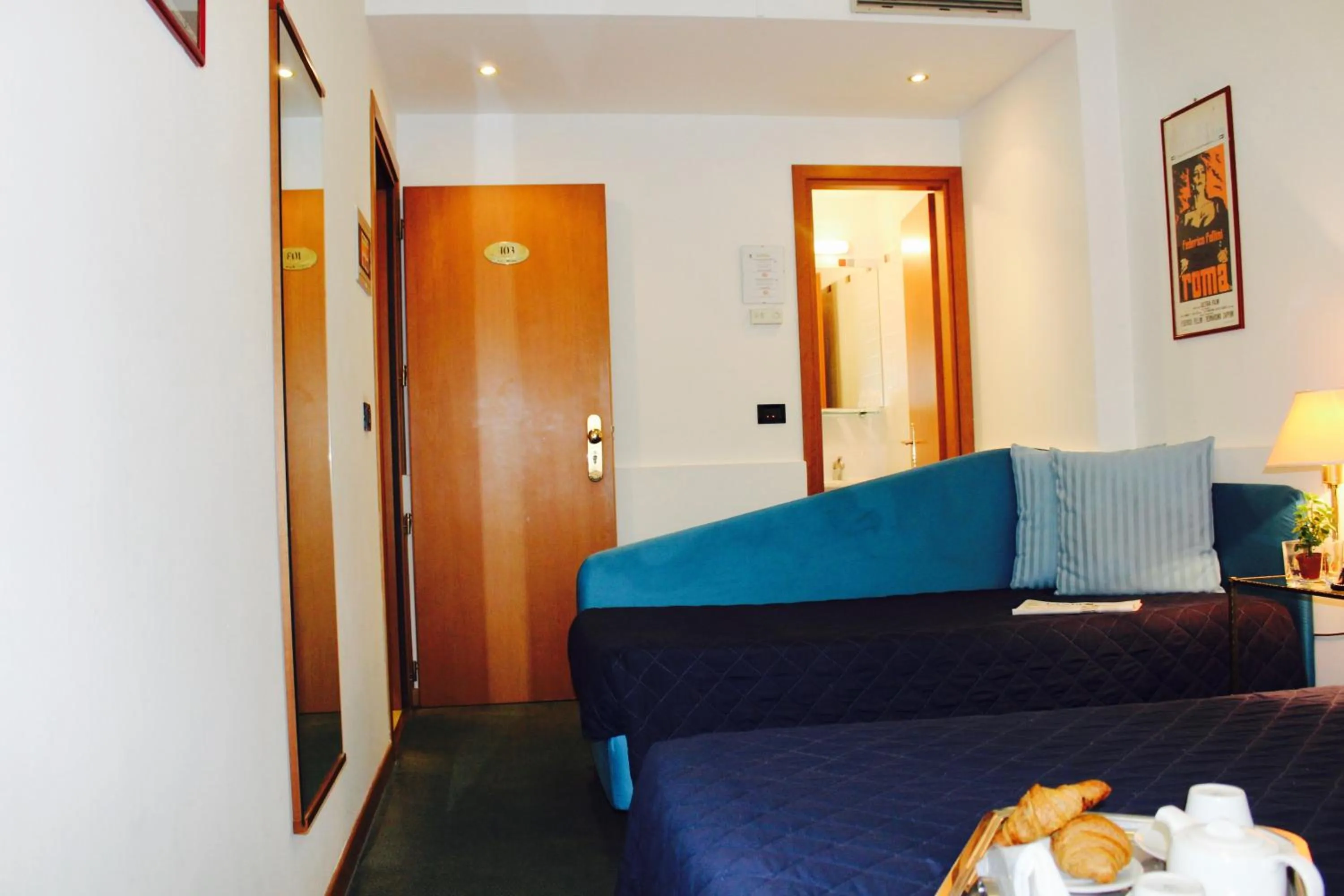 Bed in Arcangelo Roof Hotel