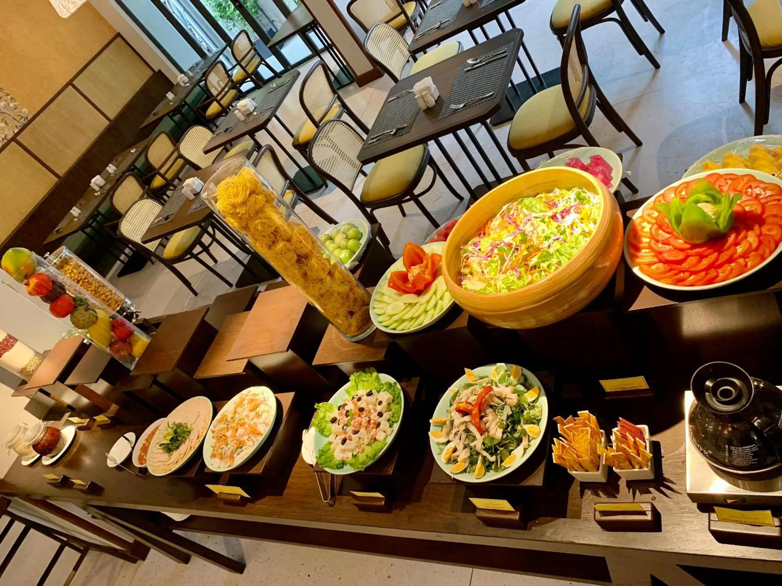 Buffet breakfast in Cozy Danang Boutique Hotel