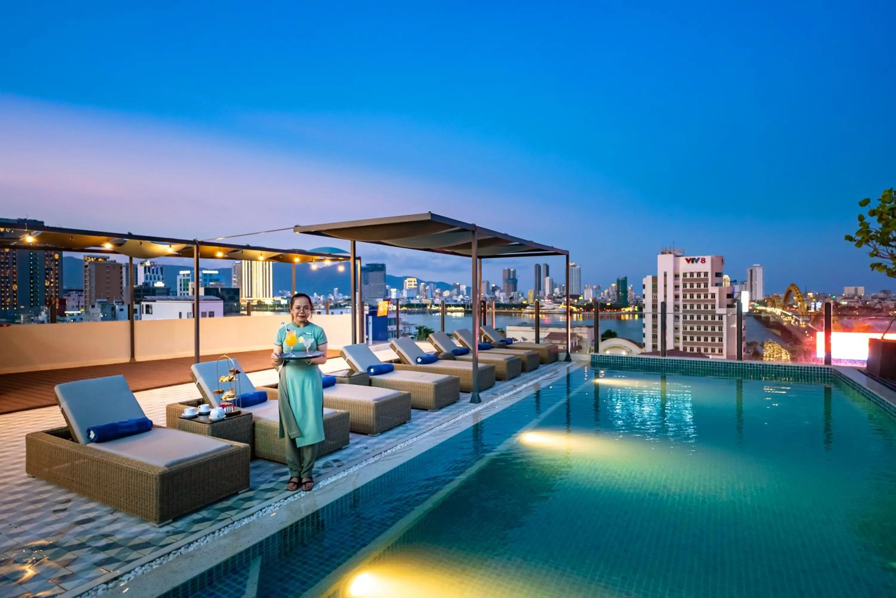 Swimming pool in Cozy Danang Boutique Hotel