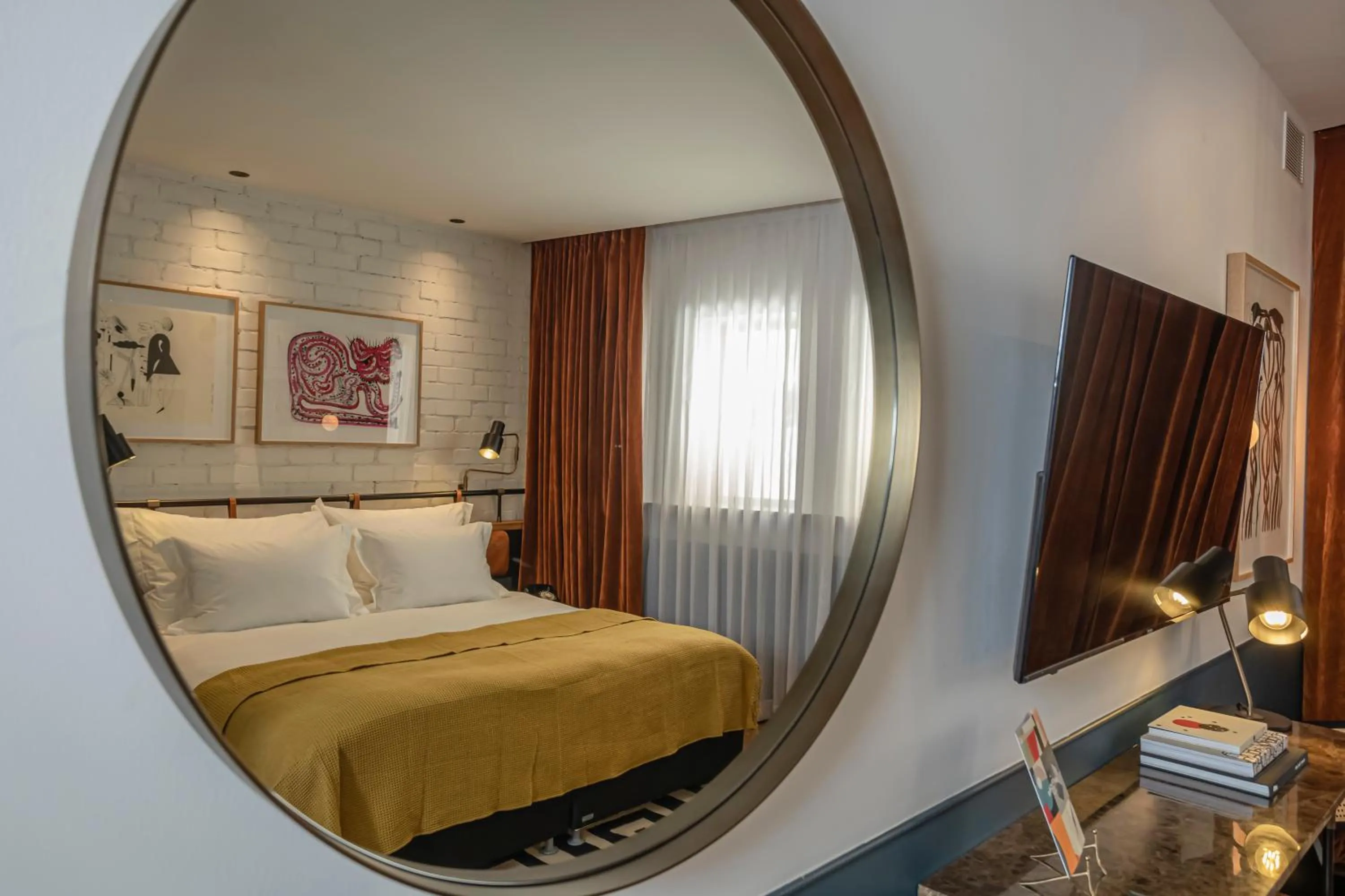 Decorative detail, Bed in Backstage Hotel - an Atlas Boutique Hotel