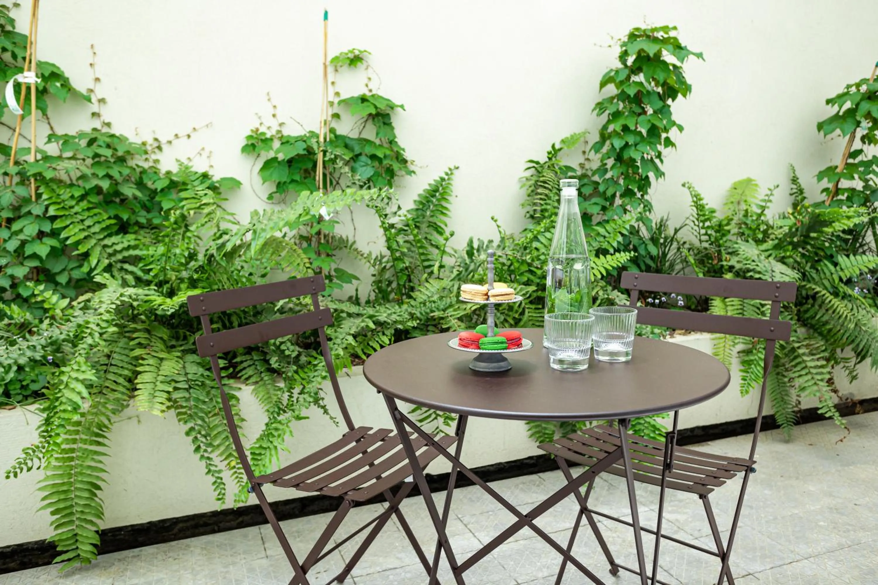 Patio in Backstage Hotel - an Atlas Boutique Hotel