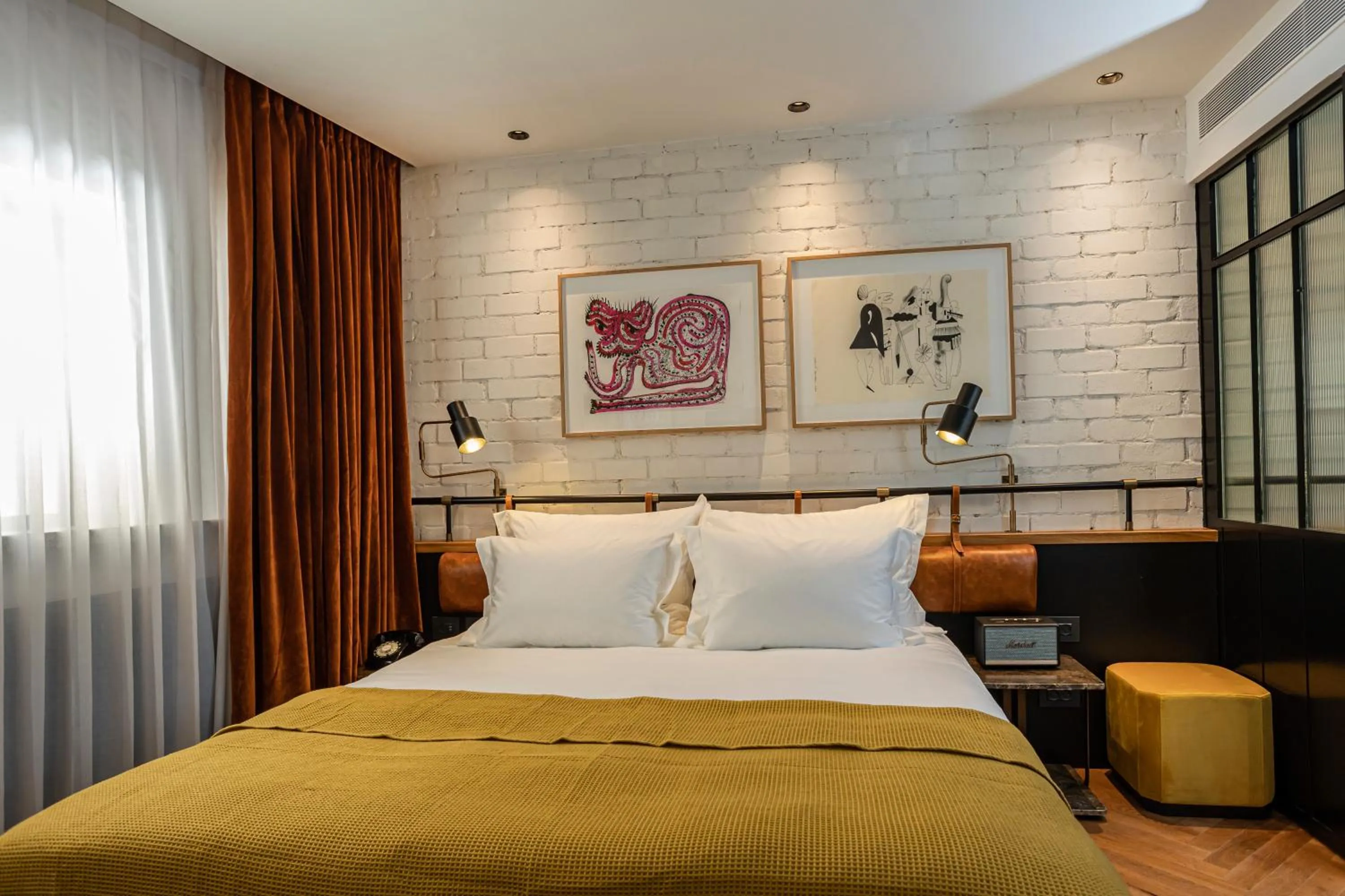 Bed in Backstage Hotel - an Atlas Boutique Hotel