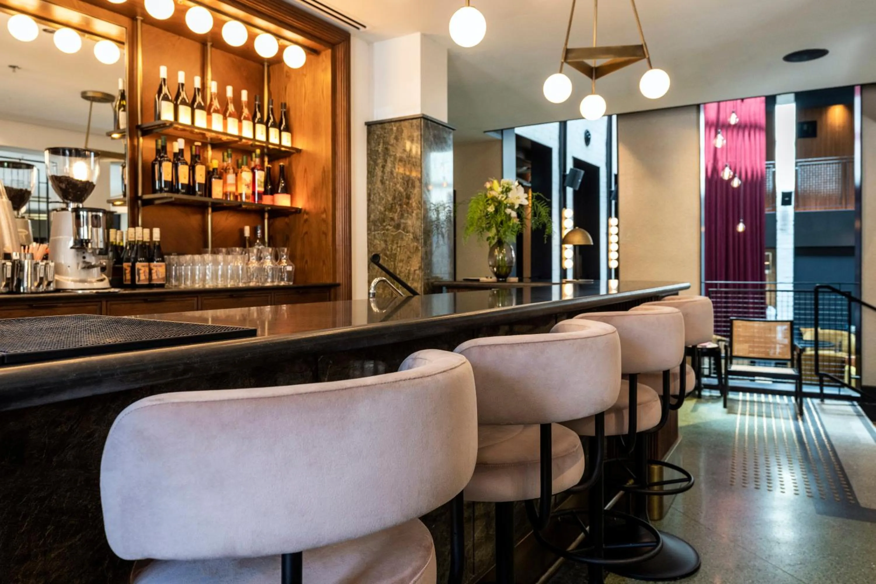 Lounge or bar in Backstage Hotel - an Atlas Boutique Hotel