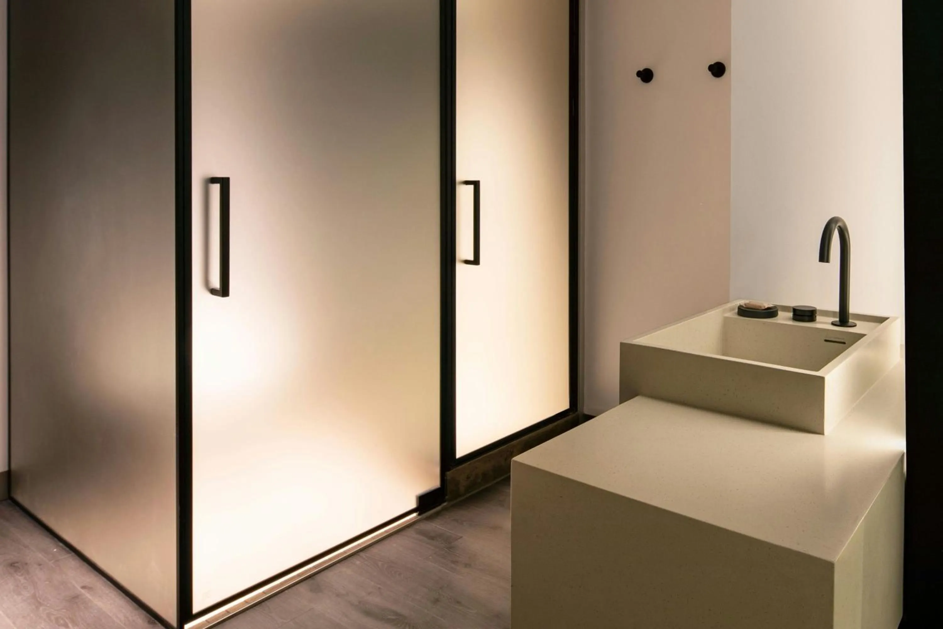 Bathroom in AC Hotel by Marriott Downtown Los Angeles