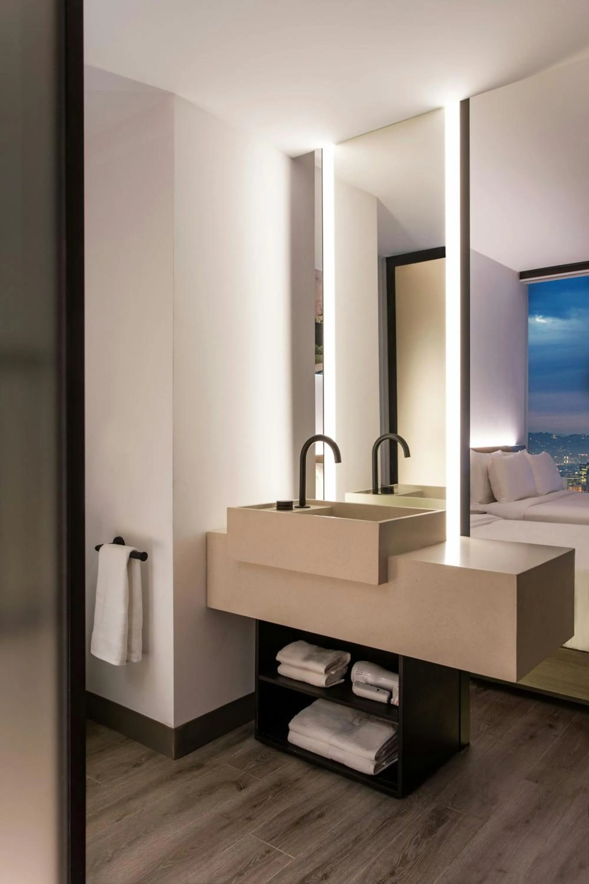 Bathroom in AC Hotel by Marriott Downtown Los Angeles