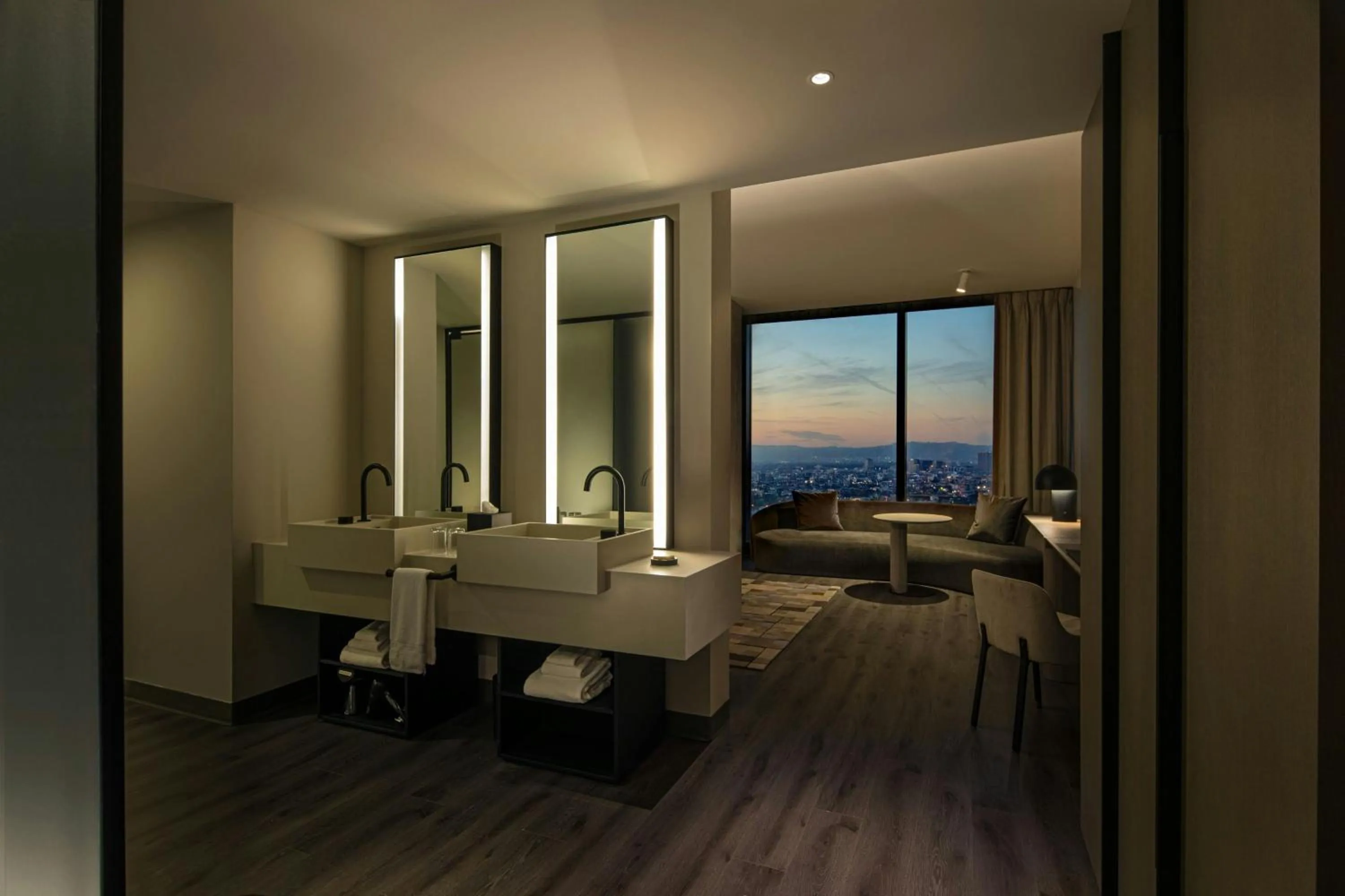 Bathroom in AC Hotel by Marriott Downtown Los Angeles