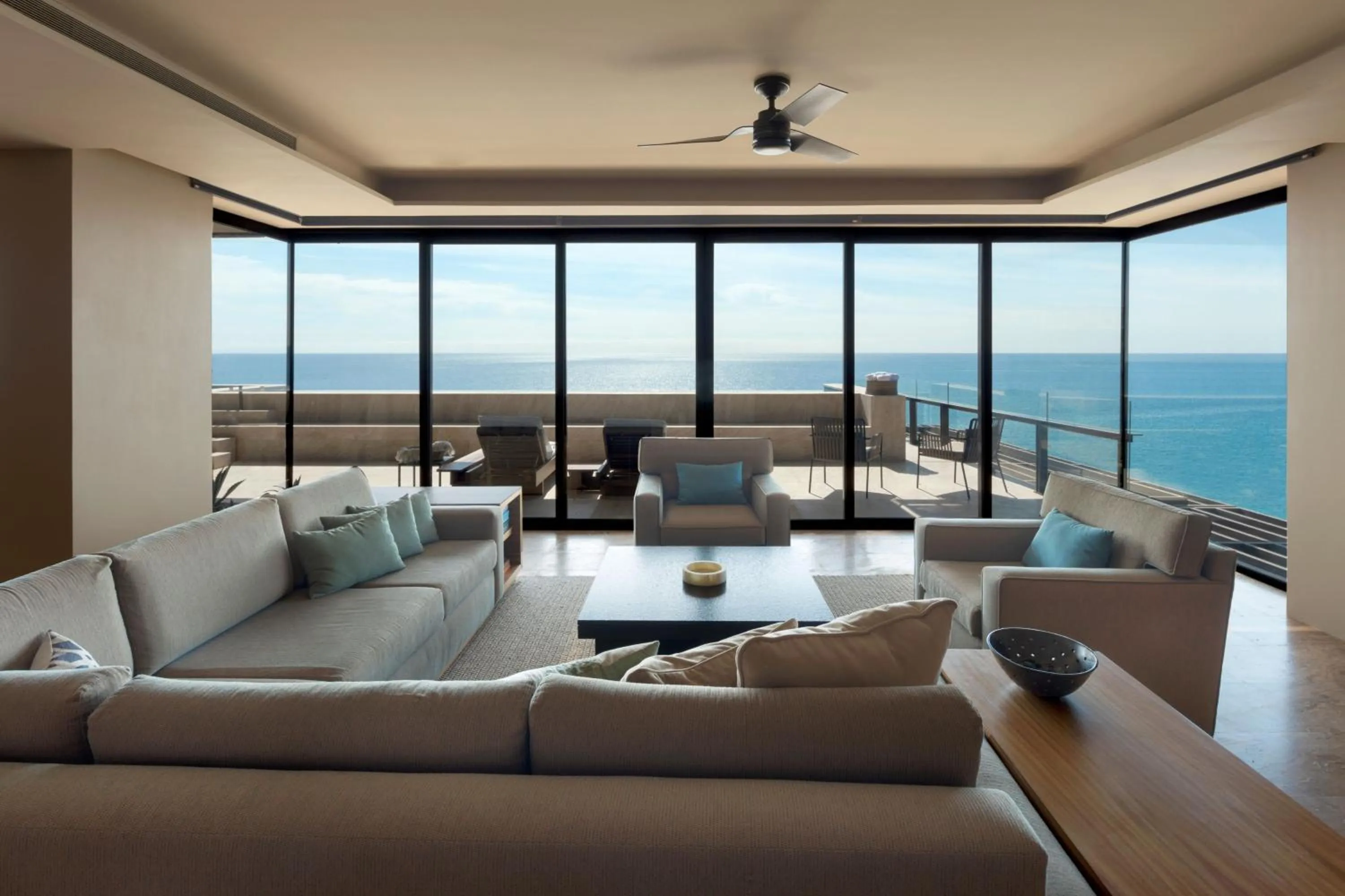 Living room in Casa Maat at JW Marriott Los Cabos Beach Resort & Spa