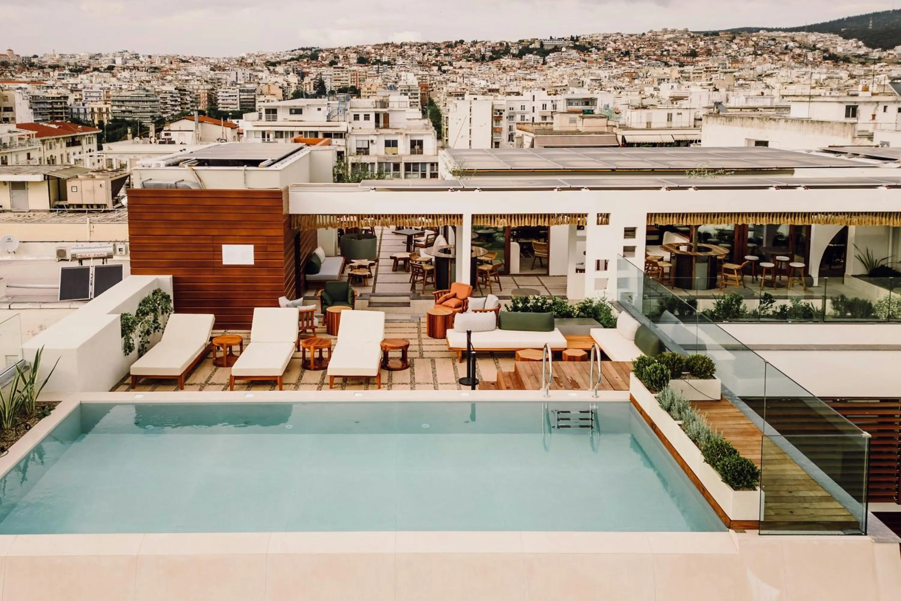 Swimming pool in MonAsty, Thessaloniki, Autograph Collection