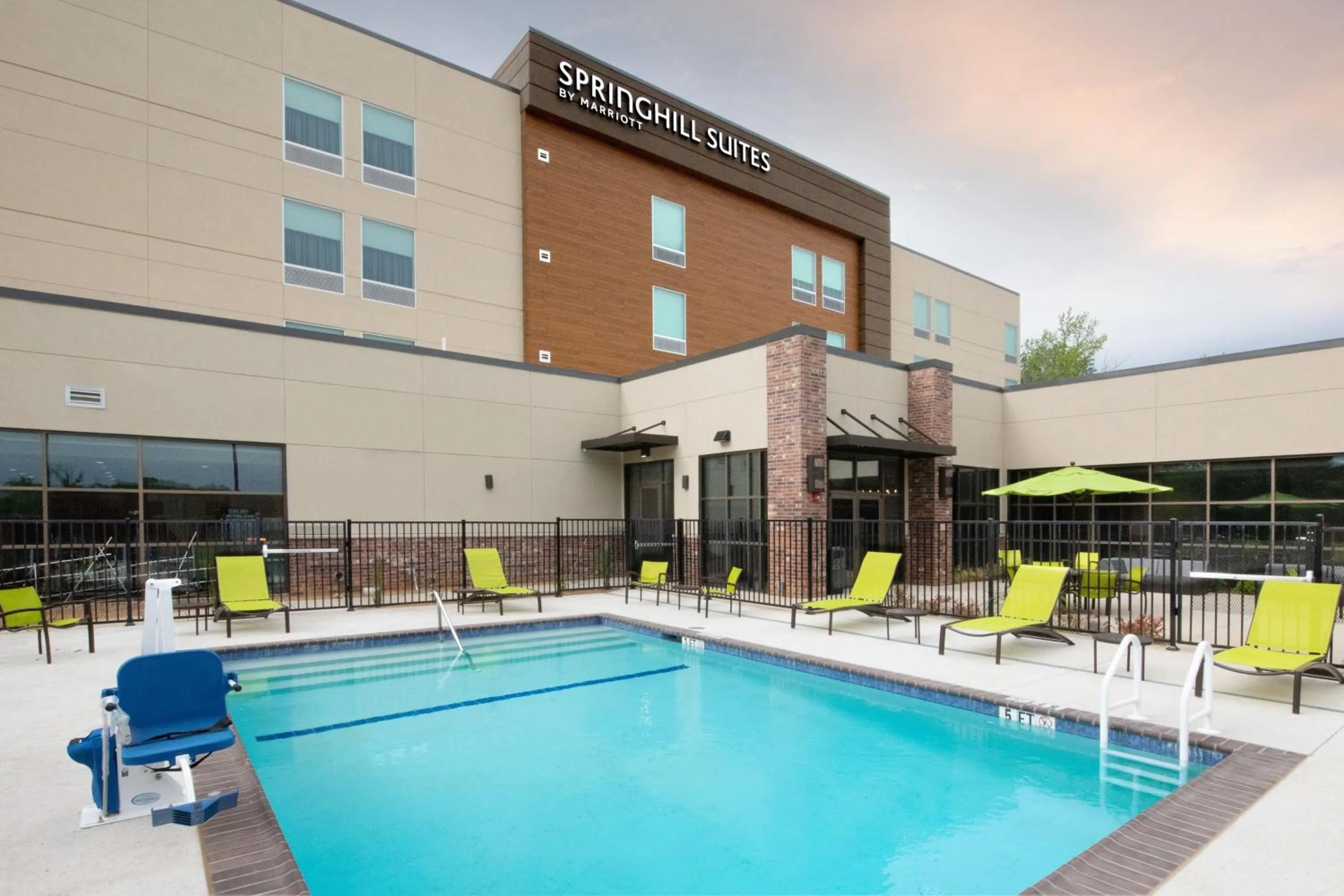Swimming pool in SpringHill Suites by Marriott Lindale Tyler