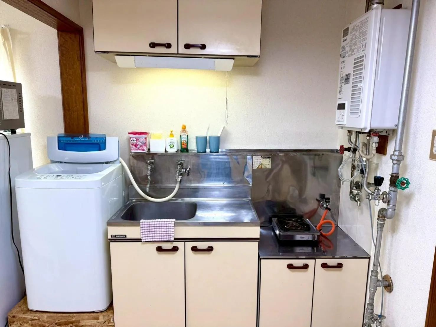 Kitchen or kitchenette in KIYAZA River Sapporo