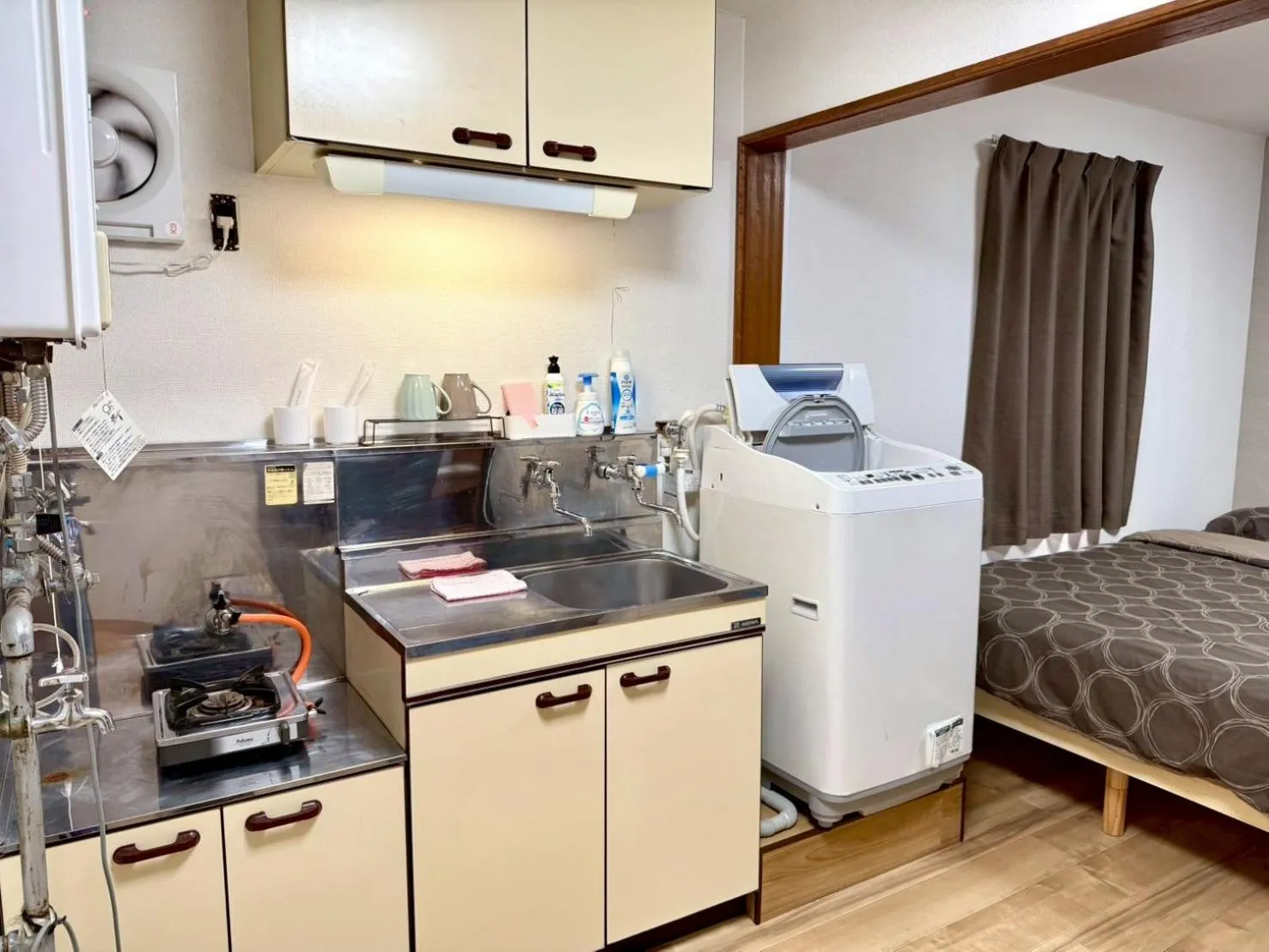 Kitchen or kitchenette in KIYAZA River Sapporo