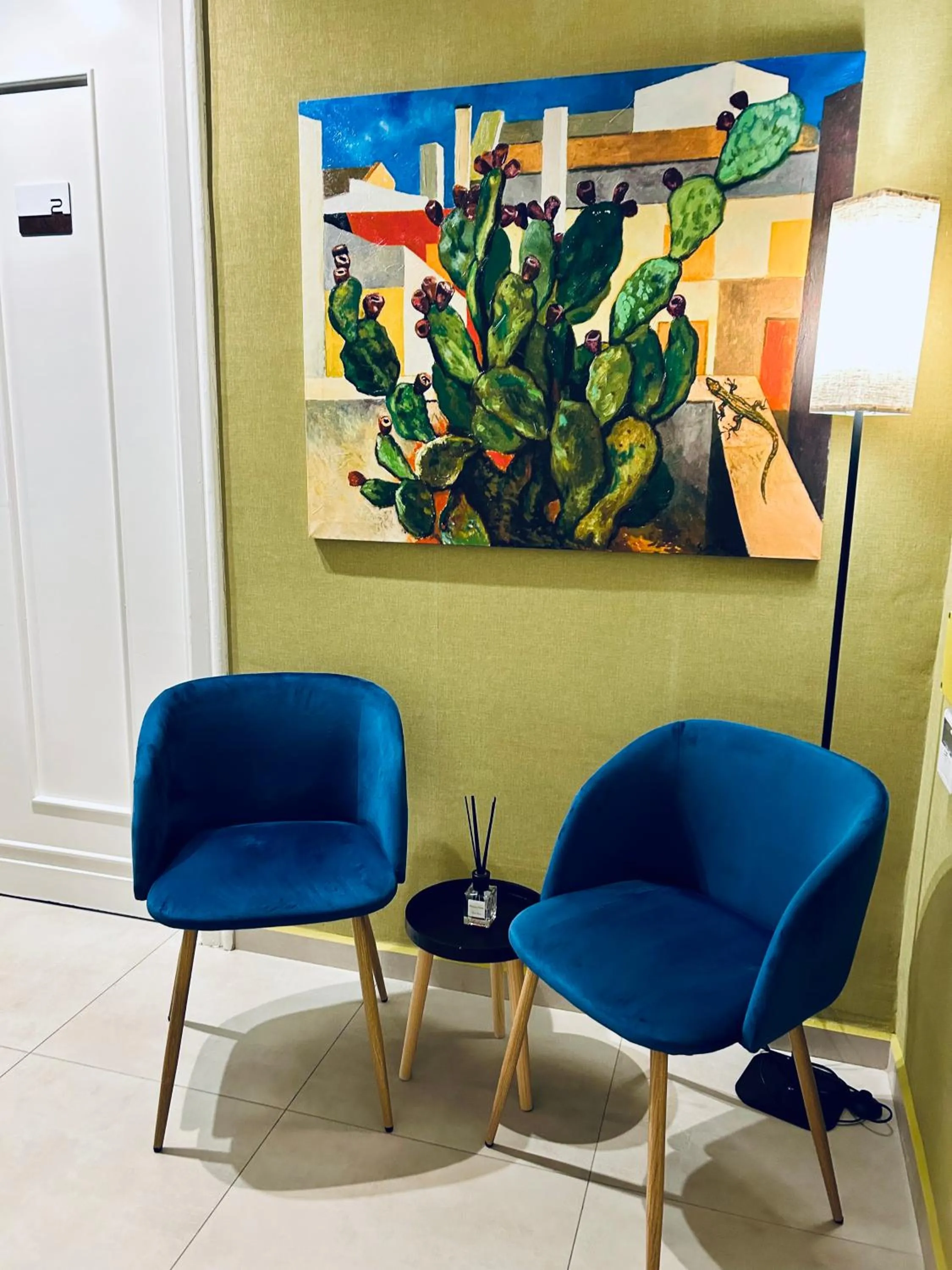 Decorative detail in B&B Ungheria Ottantaquattro