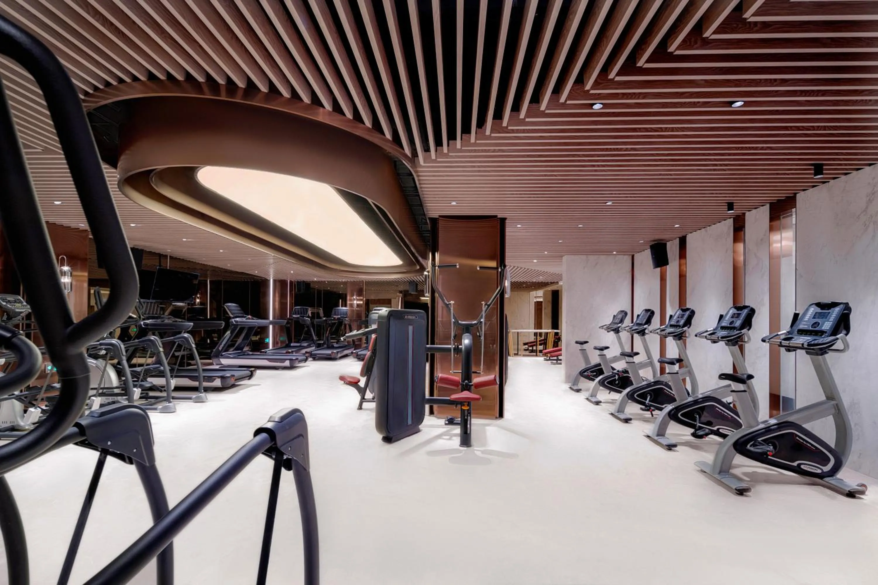 Fitness centre/facilities in Harbour Plaza Metropolitan Shanghai