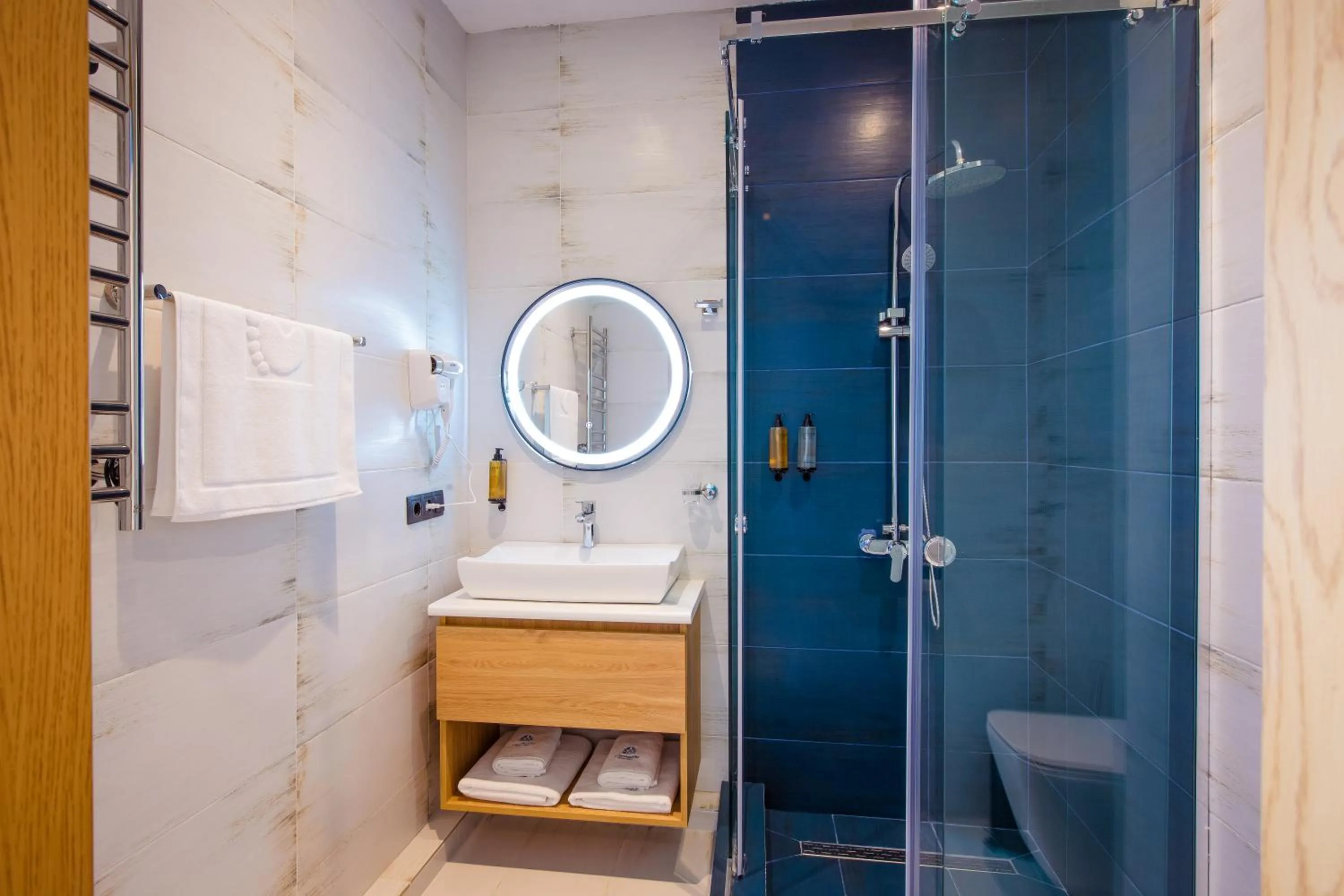 Bathroom in GINO Seaside Tbilisi, Trademark Collection by Wyndham