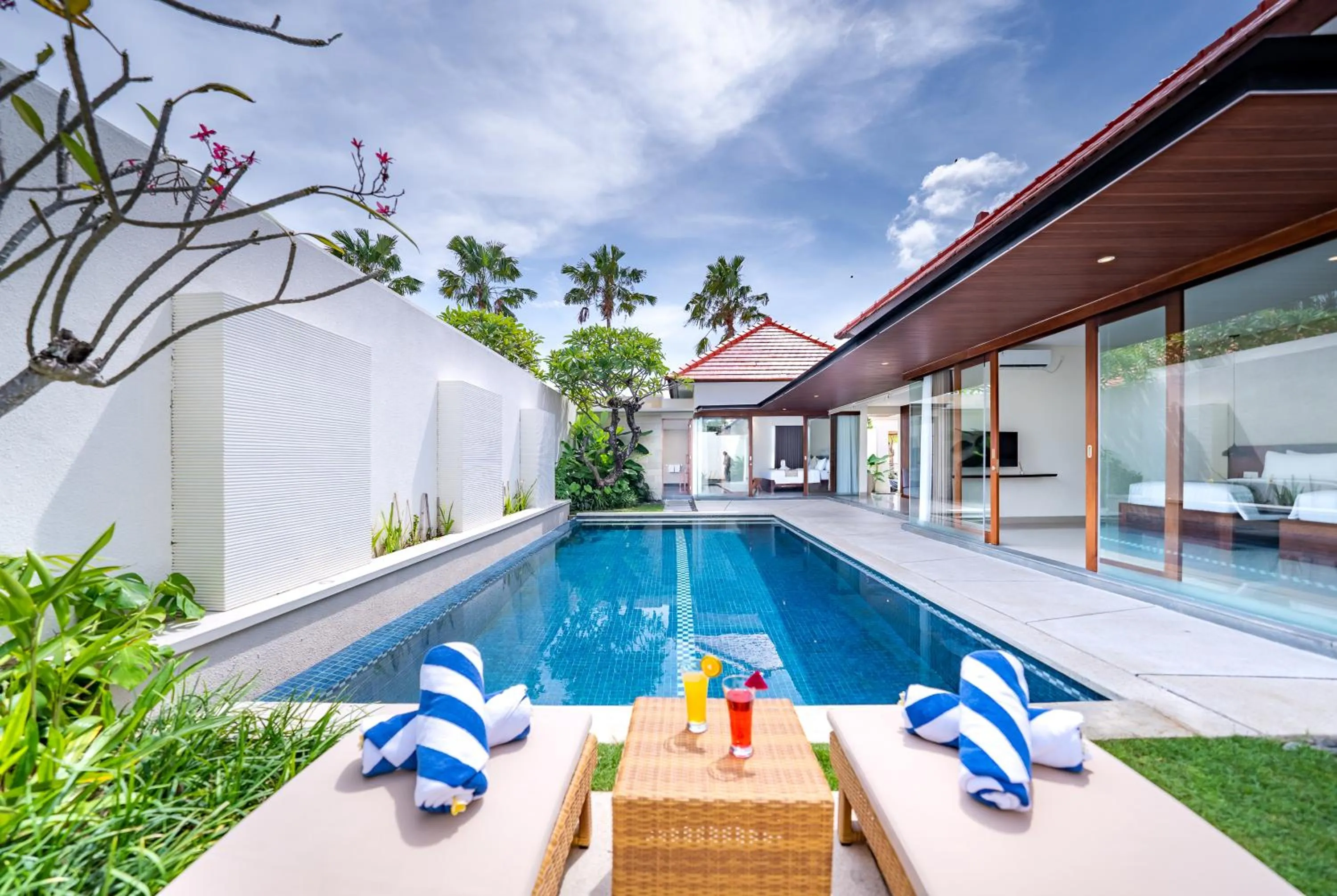 Pool view in Fenosa Seminyak Villas