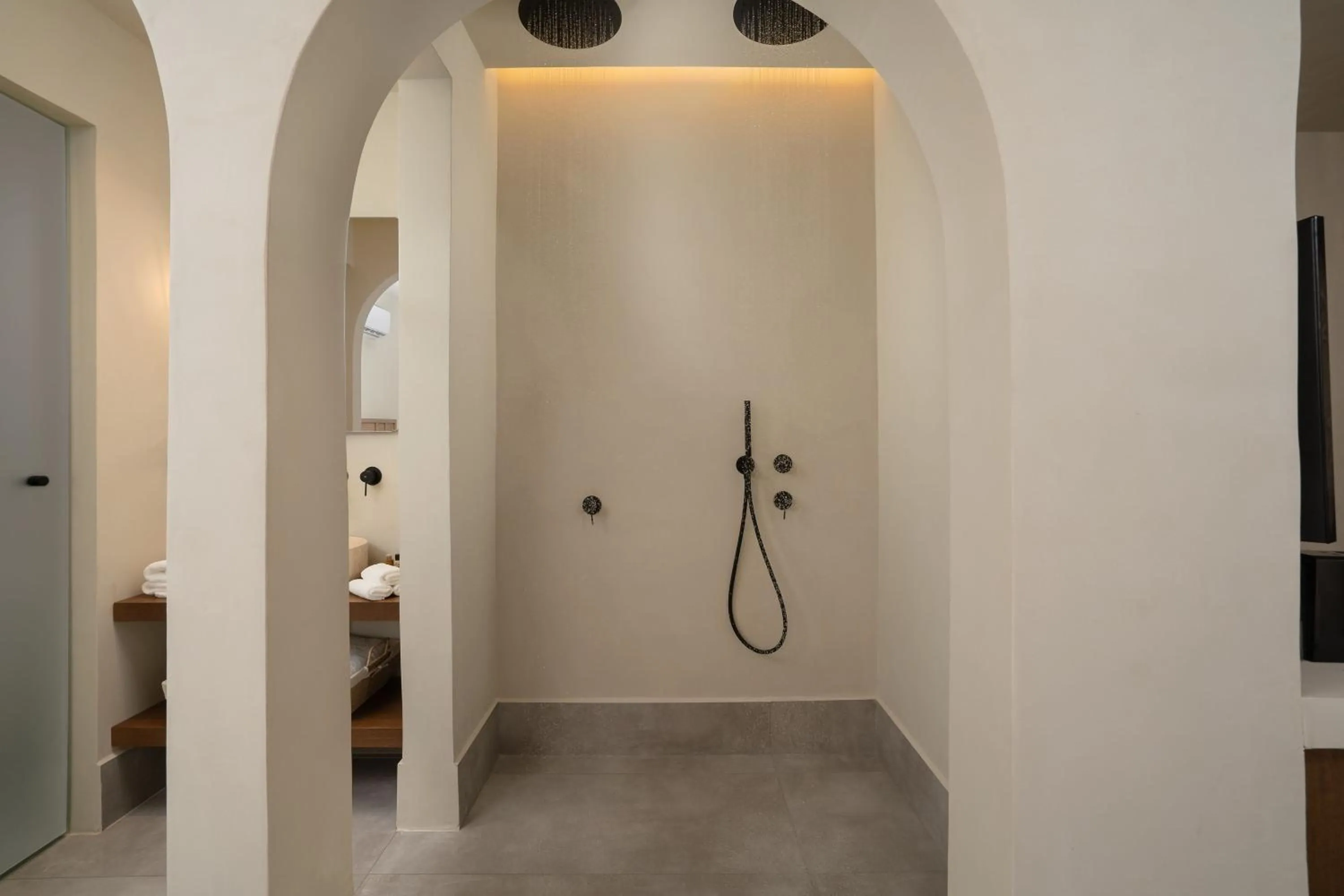 Shower in Polis of Naxos Stylish Suites