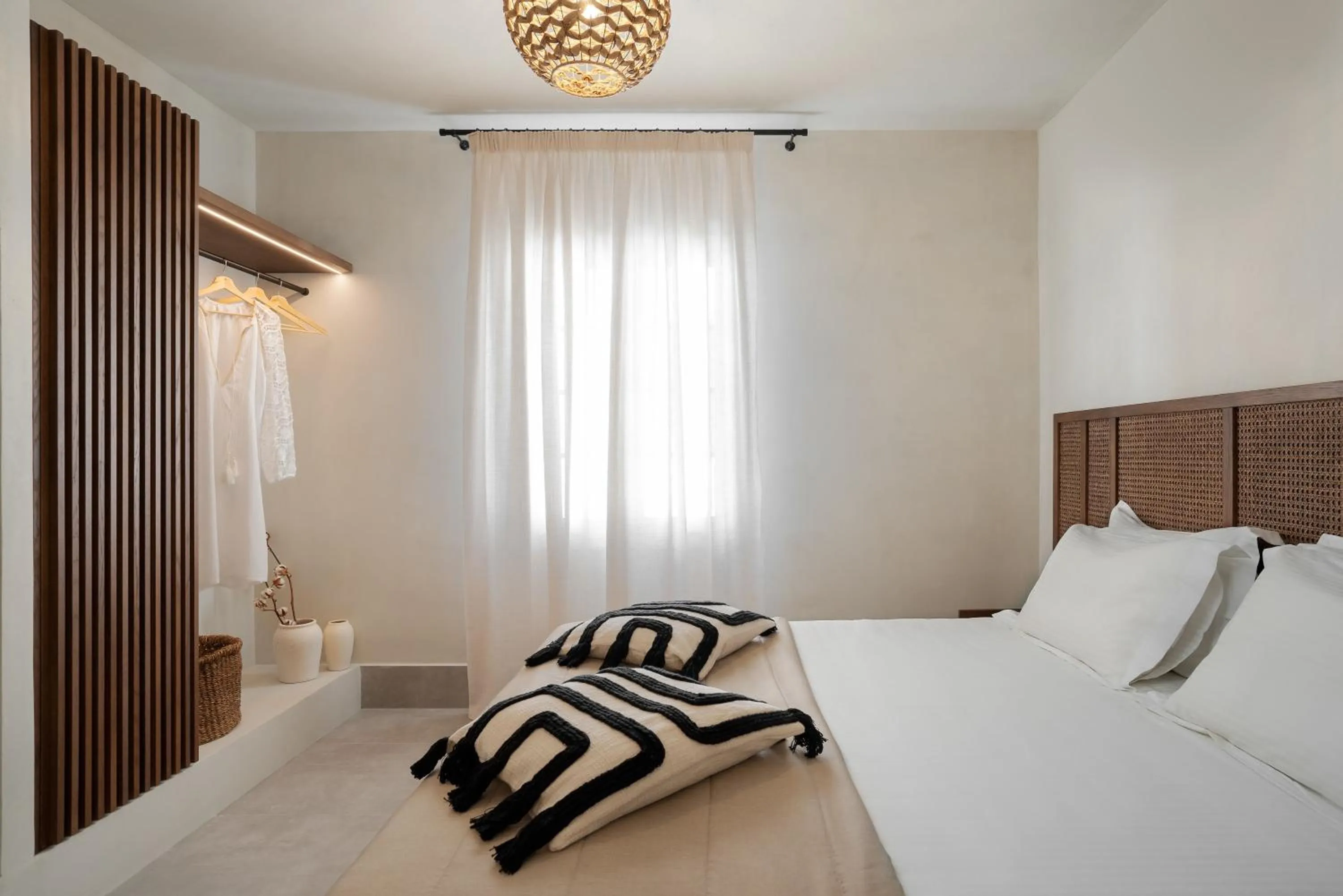 Bedroom, Bed in Polis of Naxos Stylish Suites