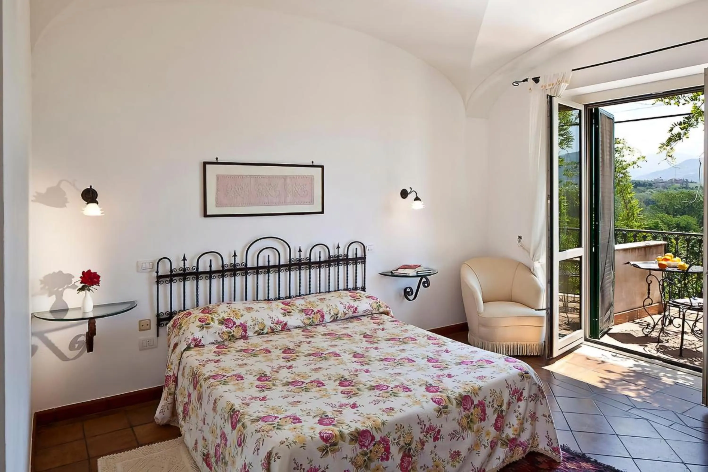 Bed in Hotel Villa Rizzo Resort and Spa