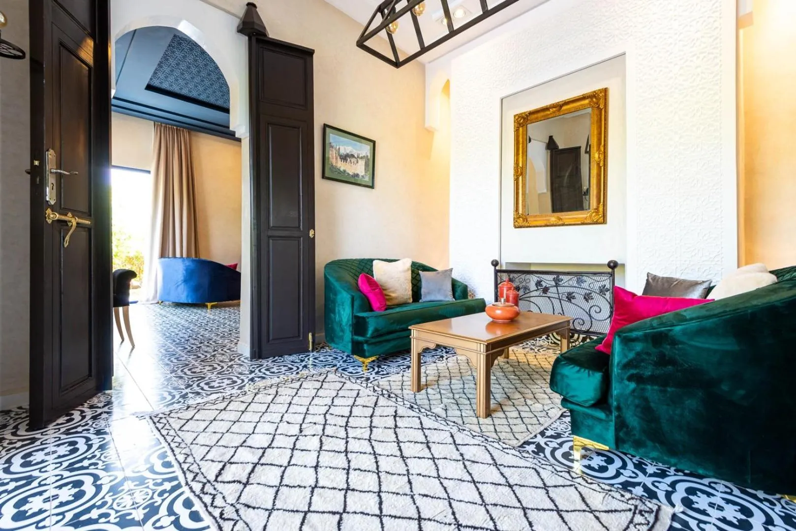 Living room in The Lemonary Marrakech