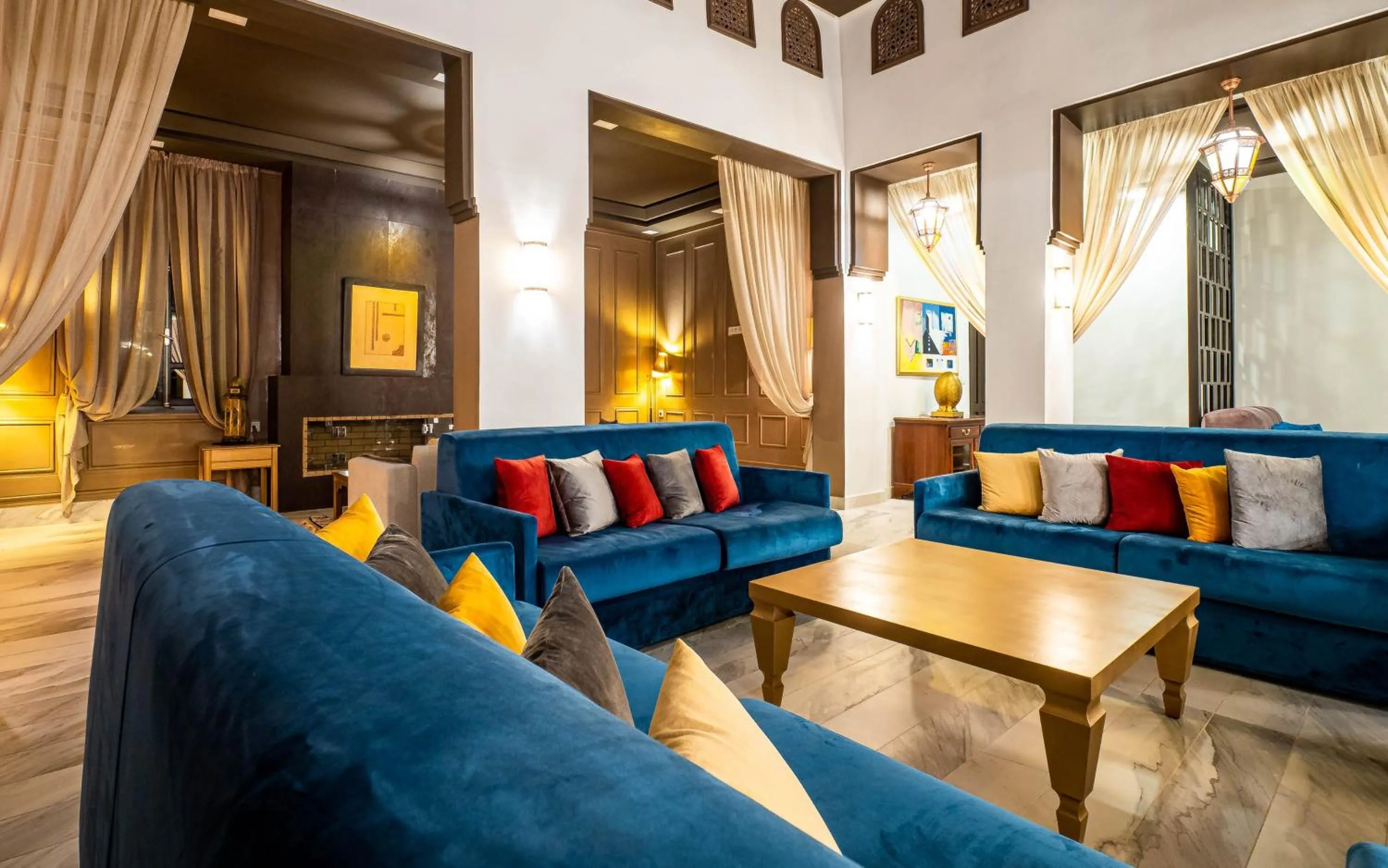 Living room in The Lemonary Marrakech