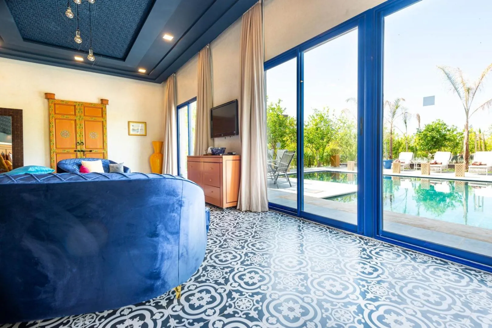 Pool view in The Lemonary Marrakech