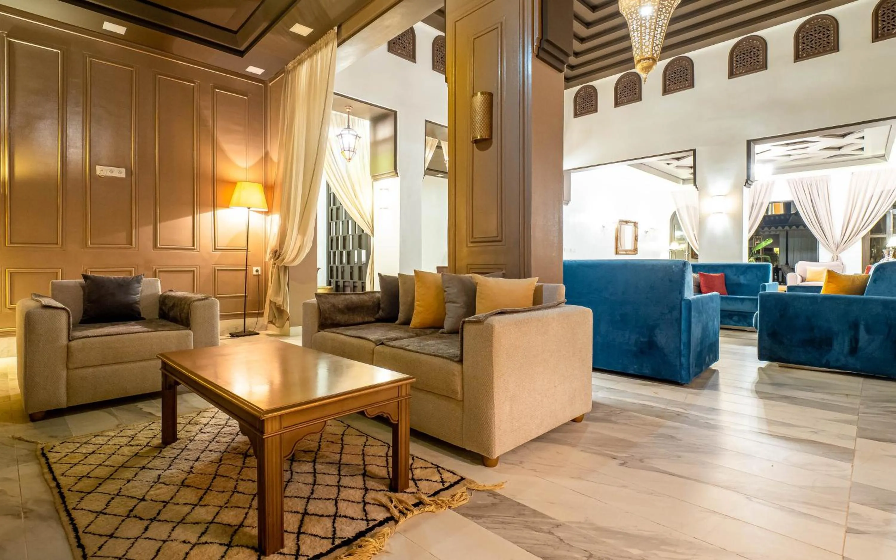 Living room in The Lemonary Marrakech