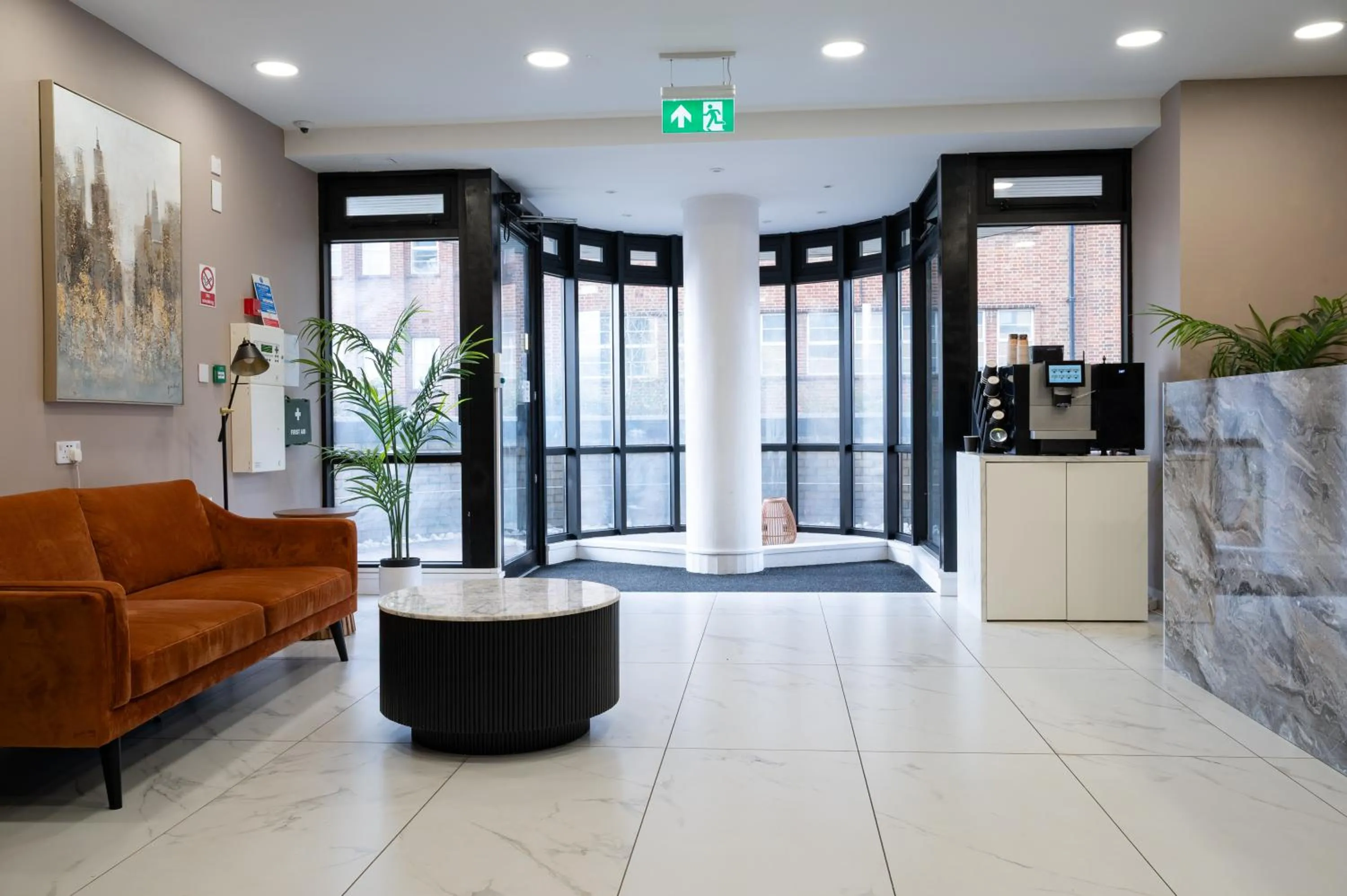 Lobby or reception in Charles Hope London Brentford