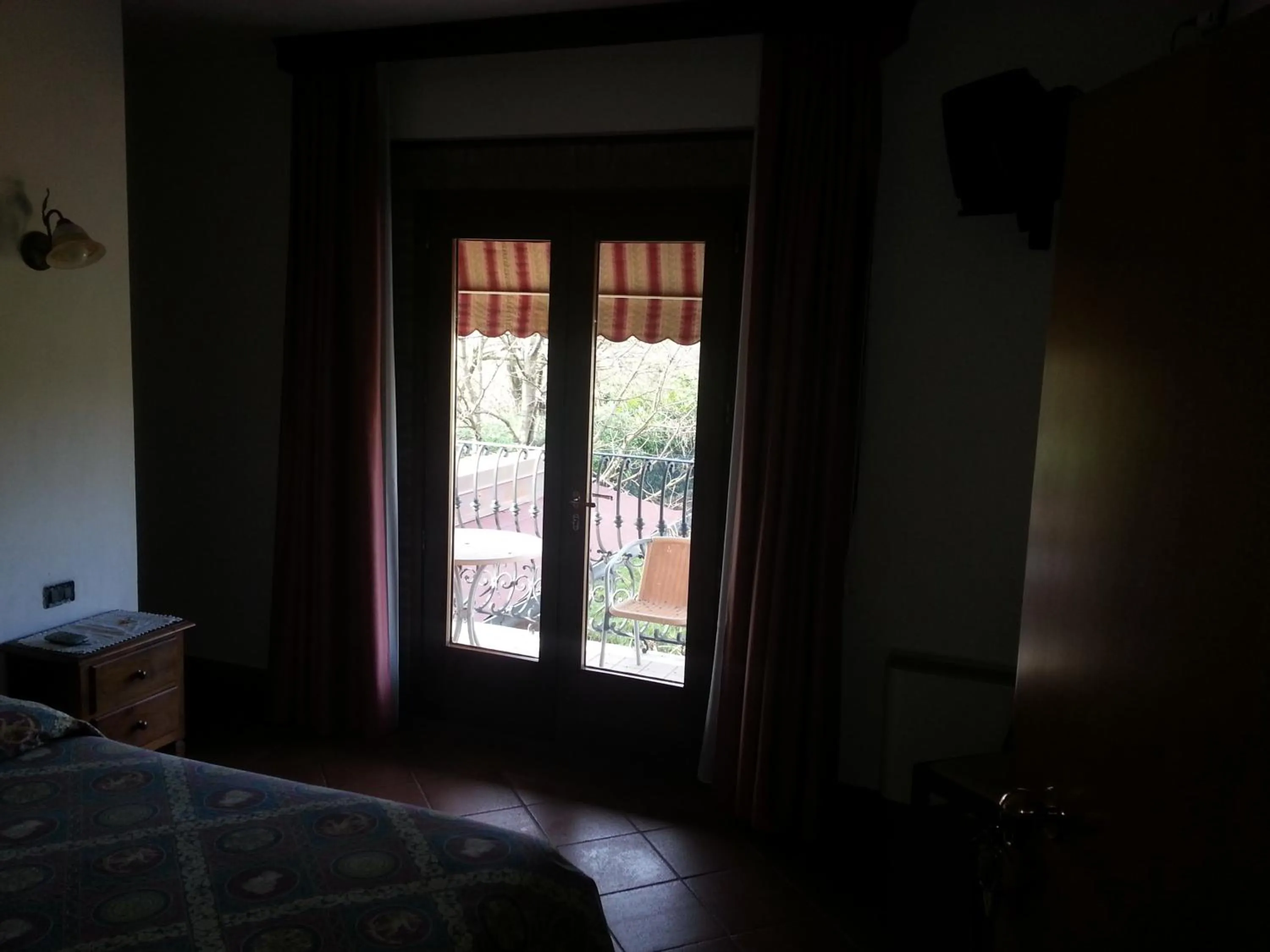 Balcony/Terrace, Bed in Agriturismo Corte Trincerone