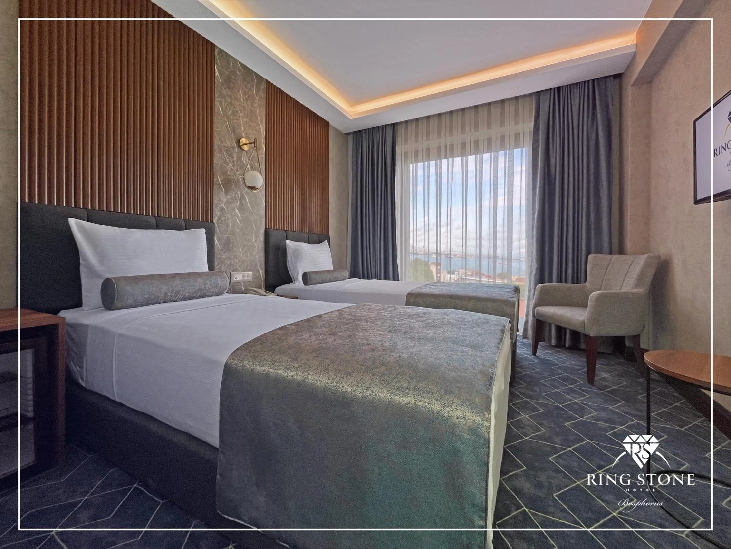 Bed in Ring Stone Hotels Bosphorus - Special Class