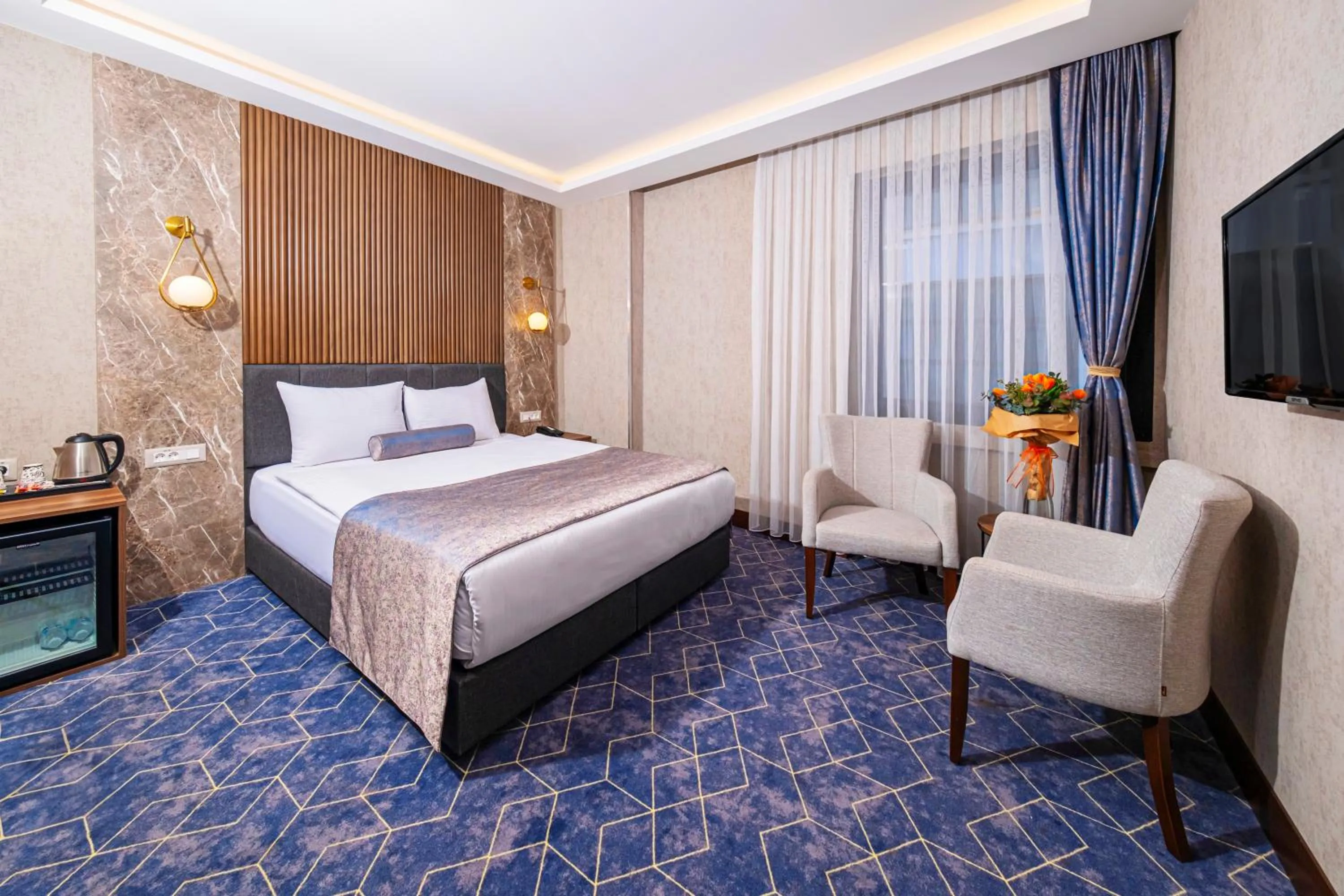 Bed in Ring Stone Hotels Bosphorus - Special Class