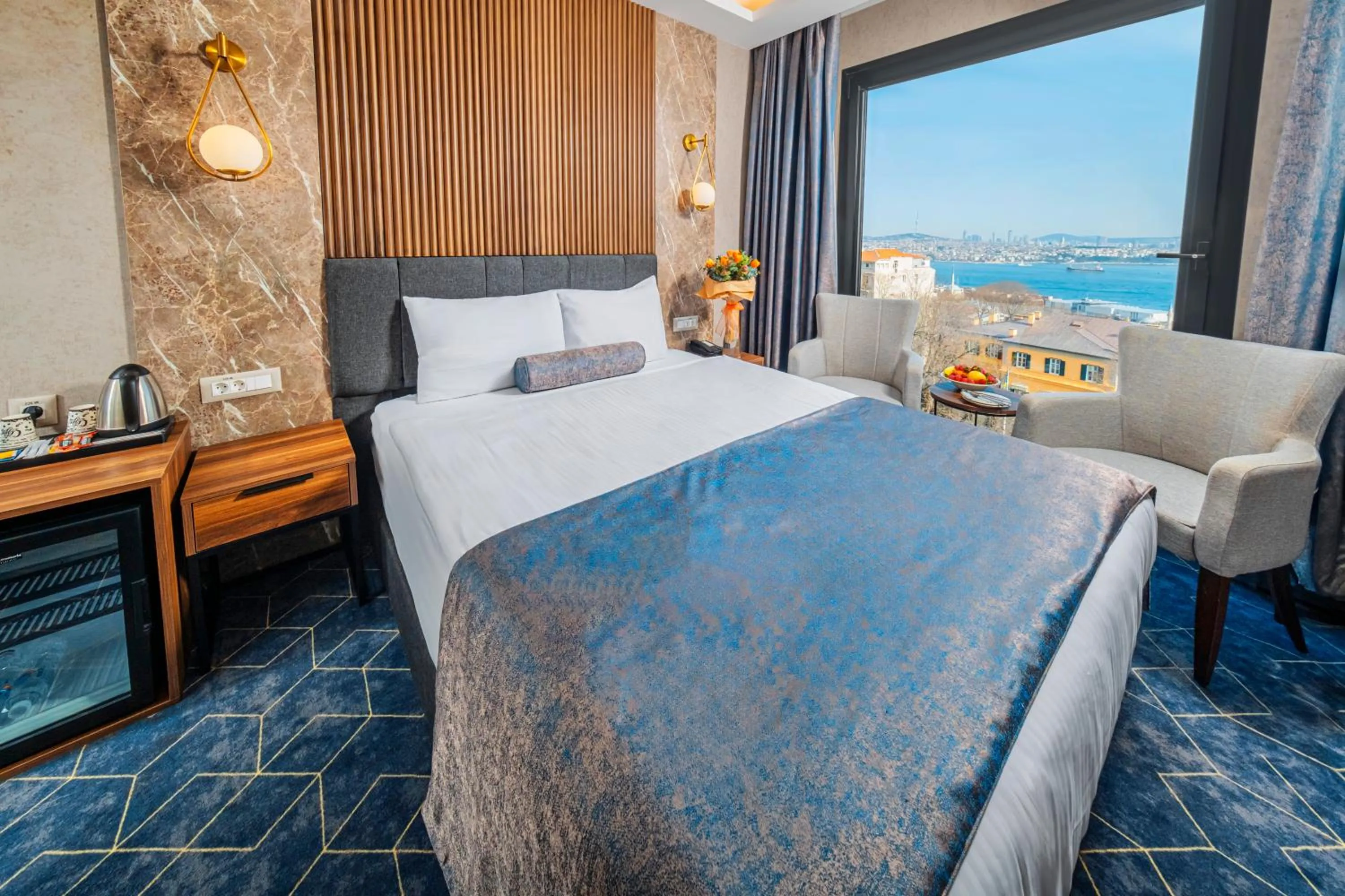 Bed in Ring Stone Hotels Bosphorus - Special Class