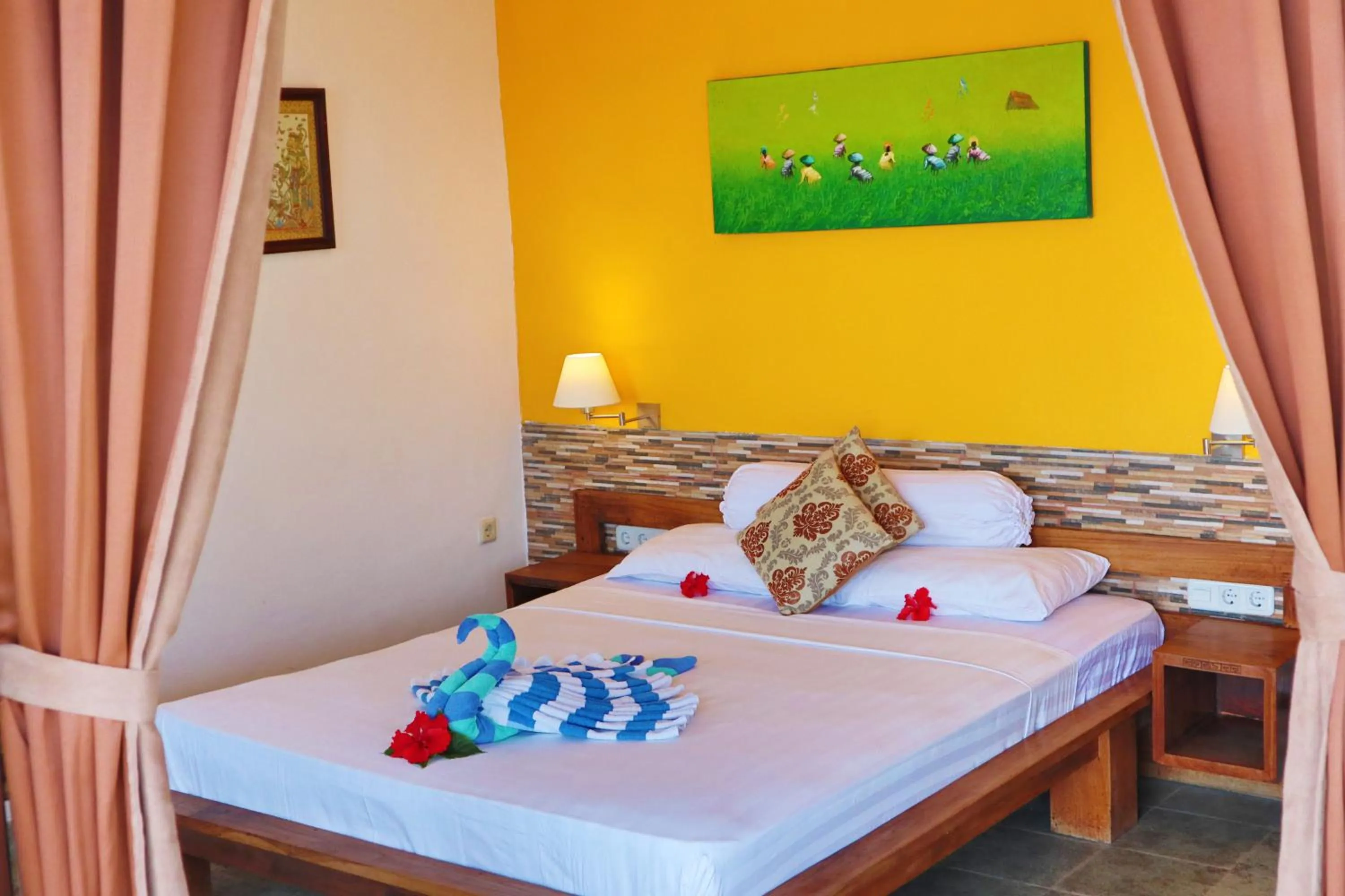 Bed in Selang Resort