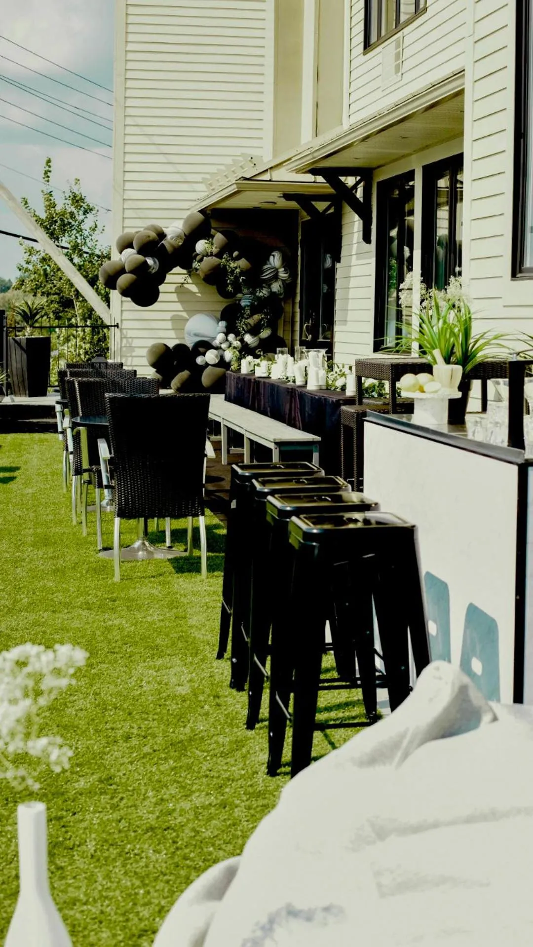 Patio in Auberge du Lac des Sables