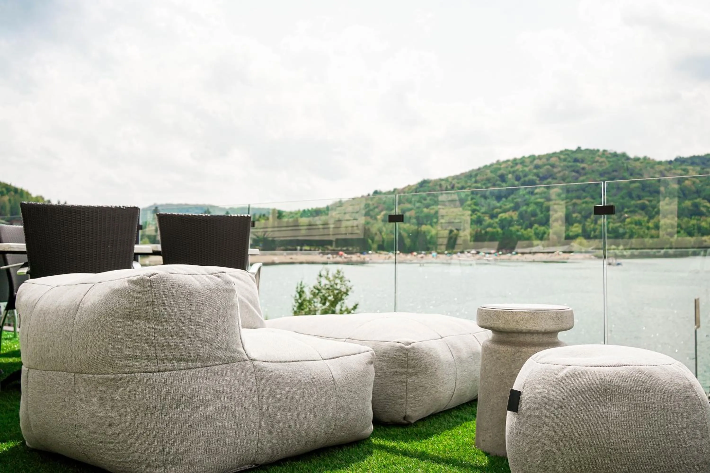 Patio in Auberge du Lac des Sables