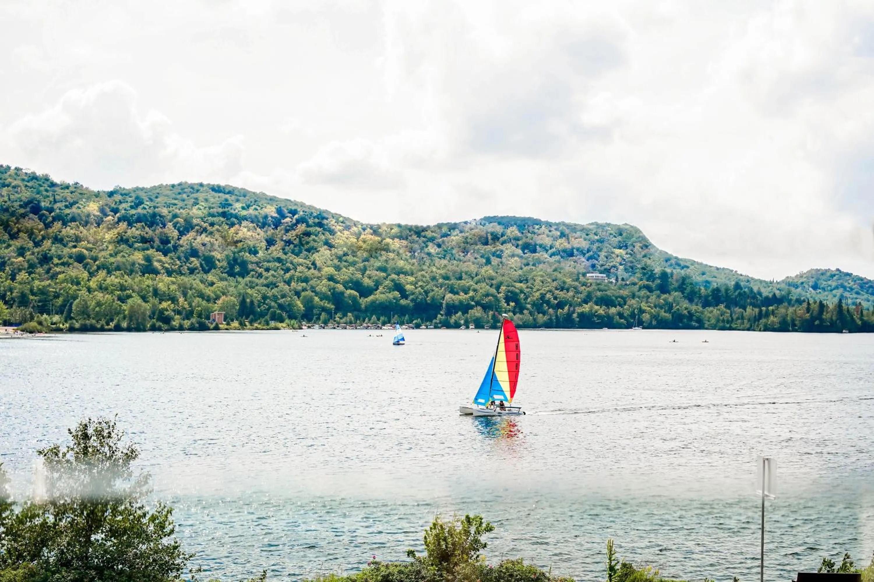 Lake view in Auberge du Lac des Sables