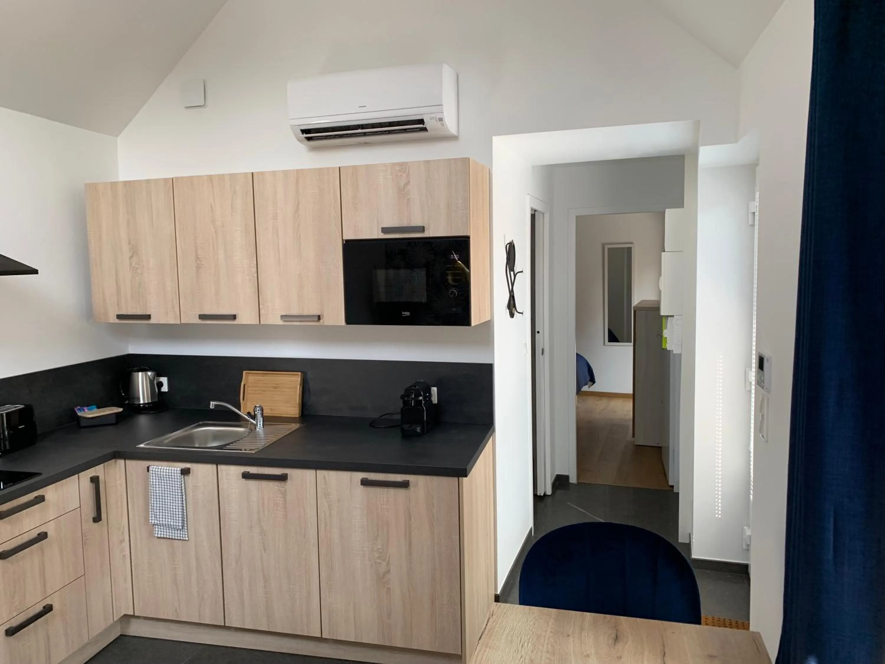 Kitchen or kitchenette in L'Hostellerie d'Acquigny