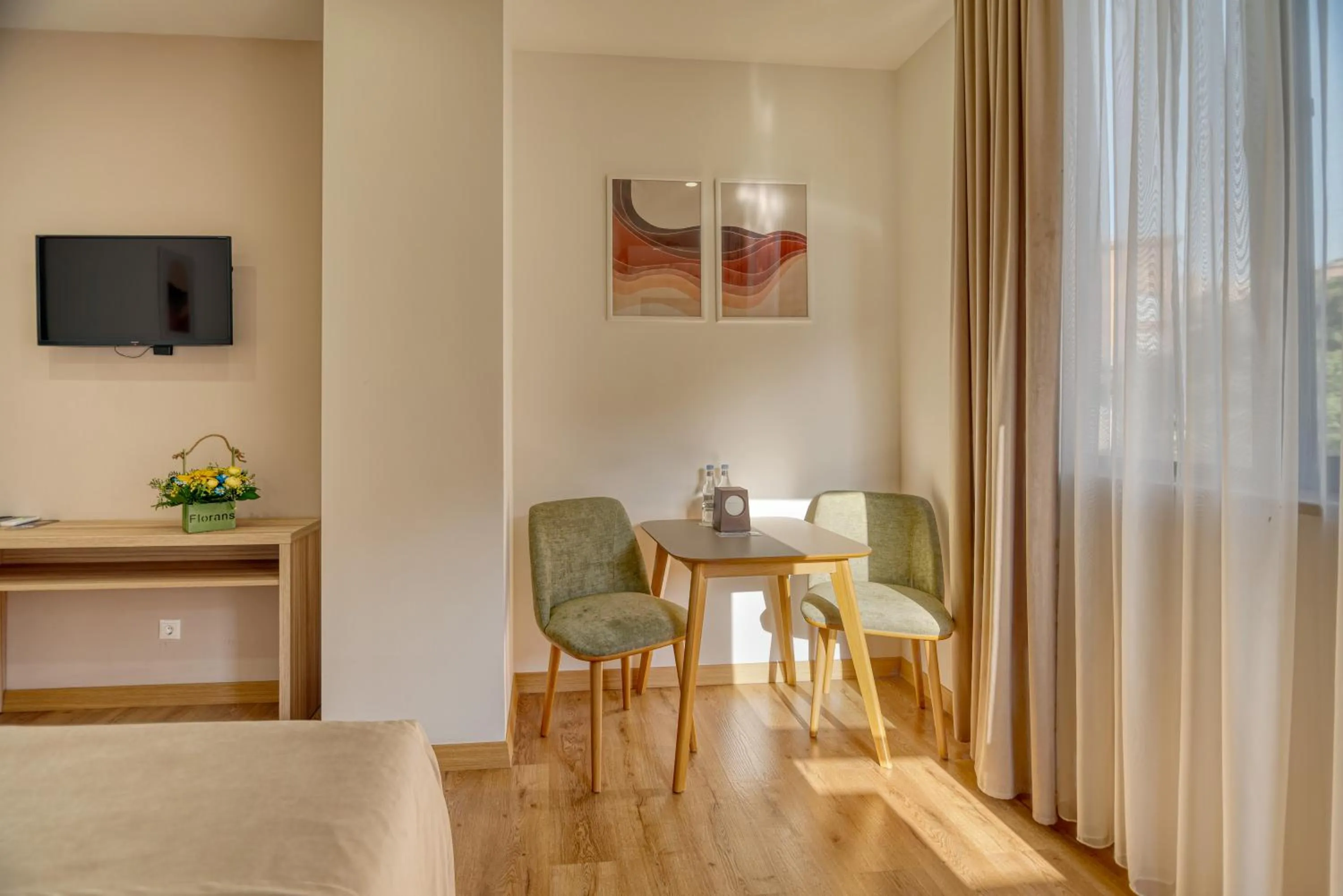Seating area, Bed in Orbeli Hotel Yerevan