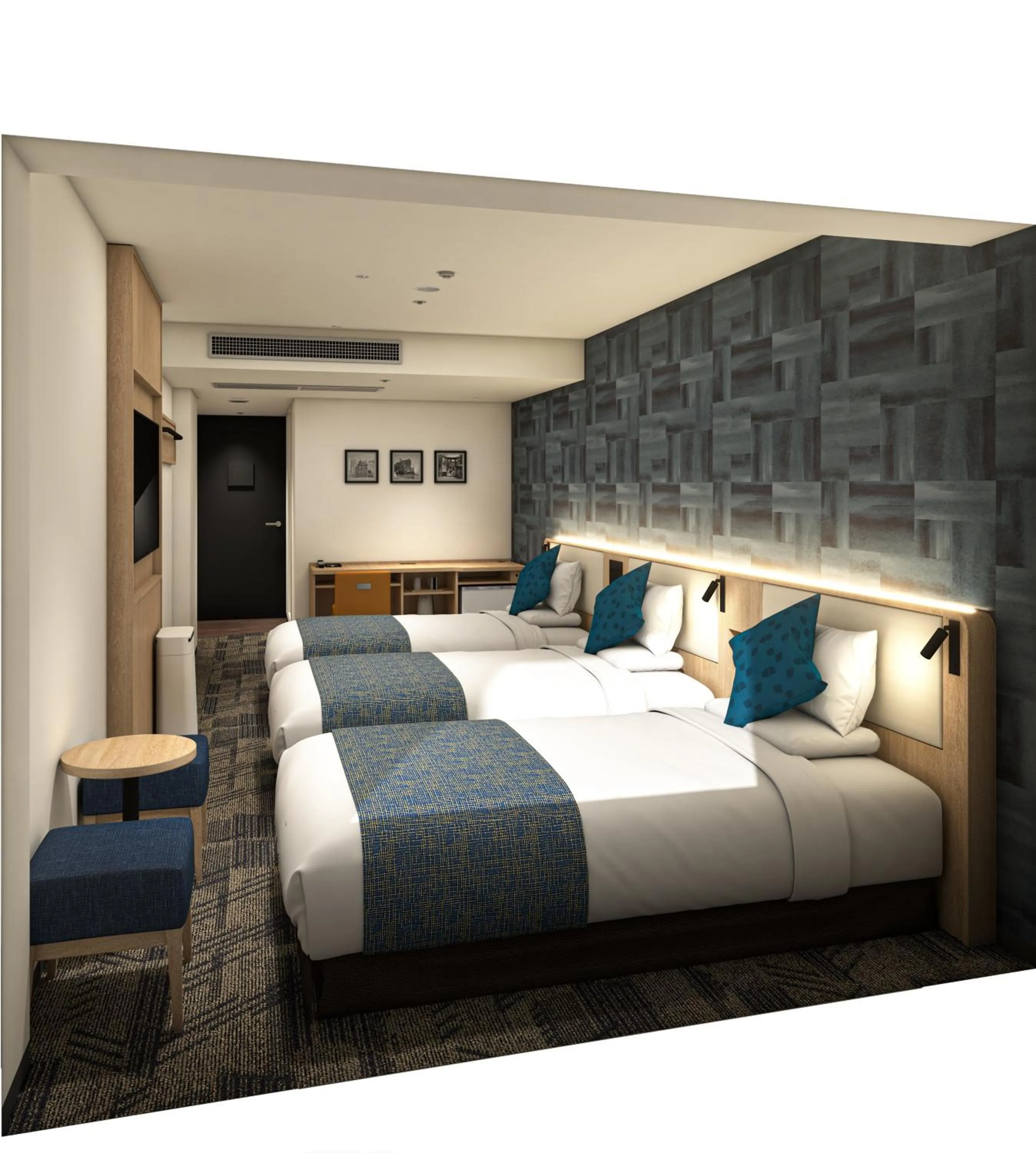 Photo of the whole room, Bed in HOTEL MYSTAYS Nagoya Sakae