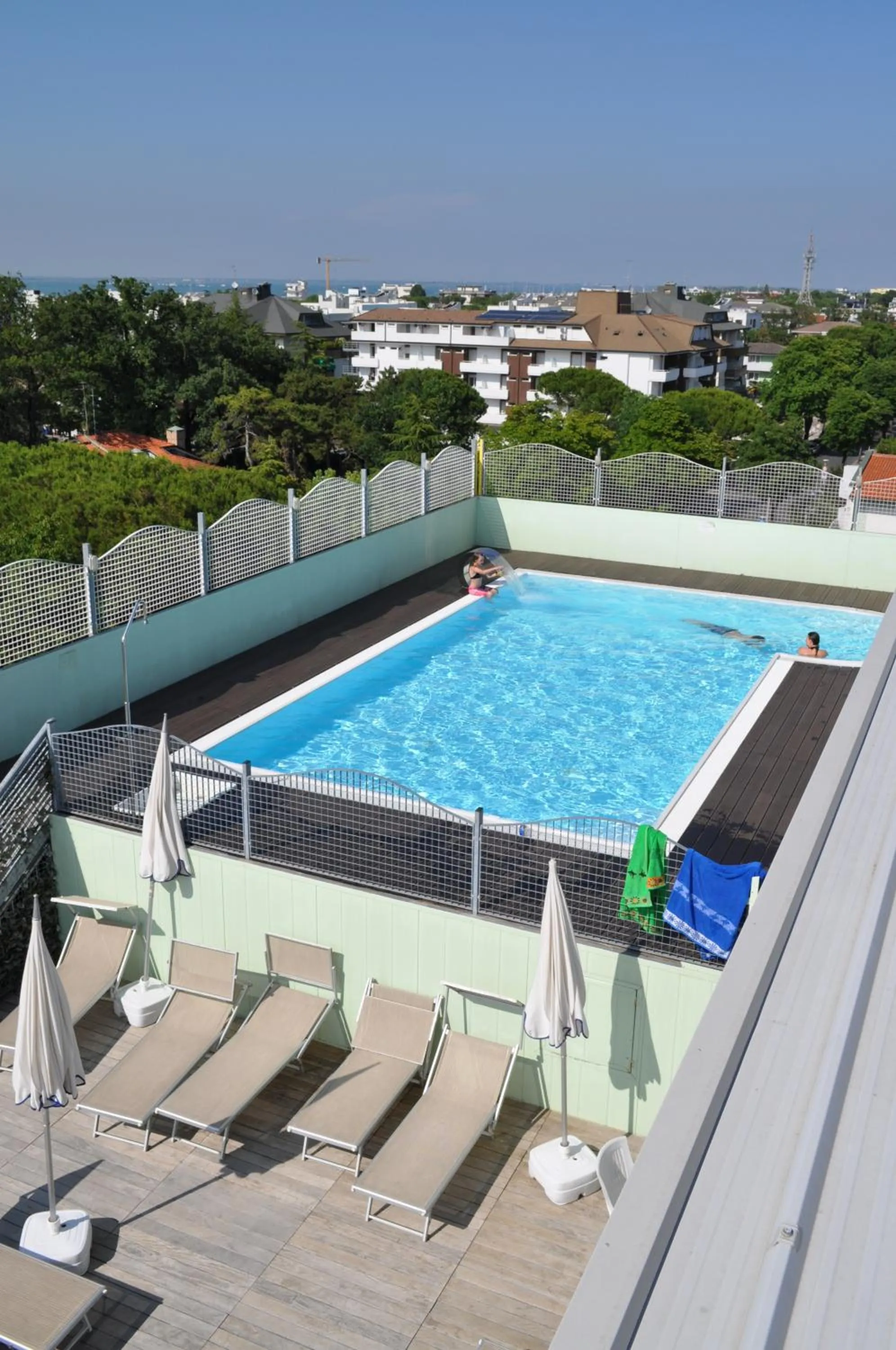 Pool view in Hotel Vienna