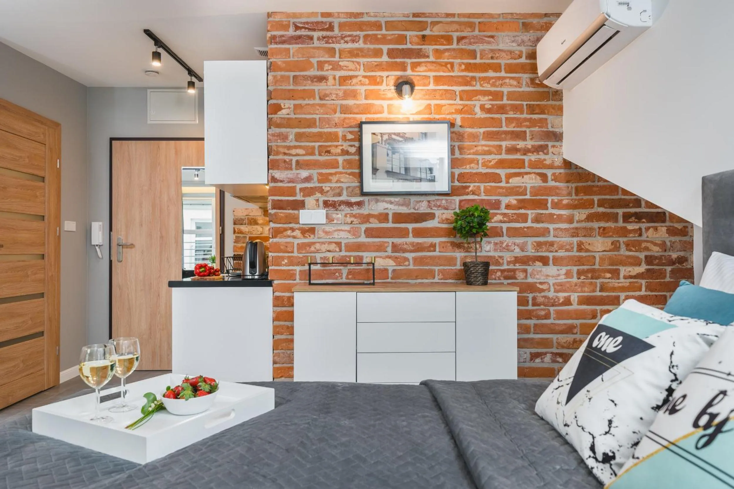 Bed in Saint Florian's Suites - Old Town Luxury Apartments - by Upstairs