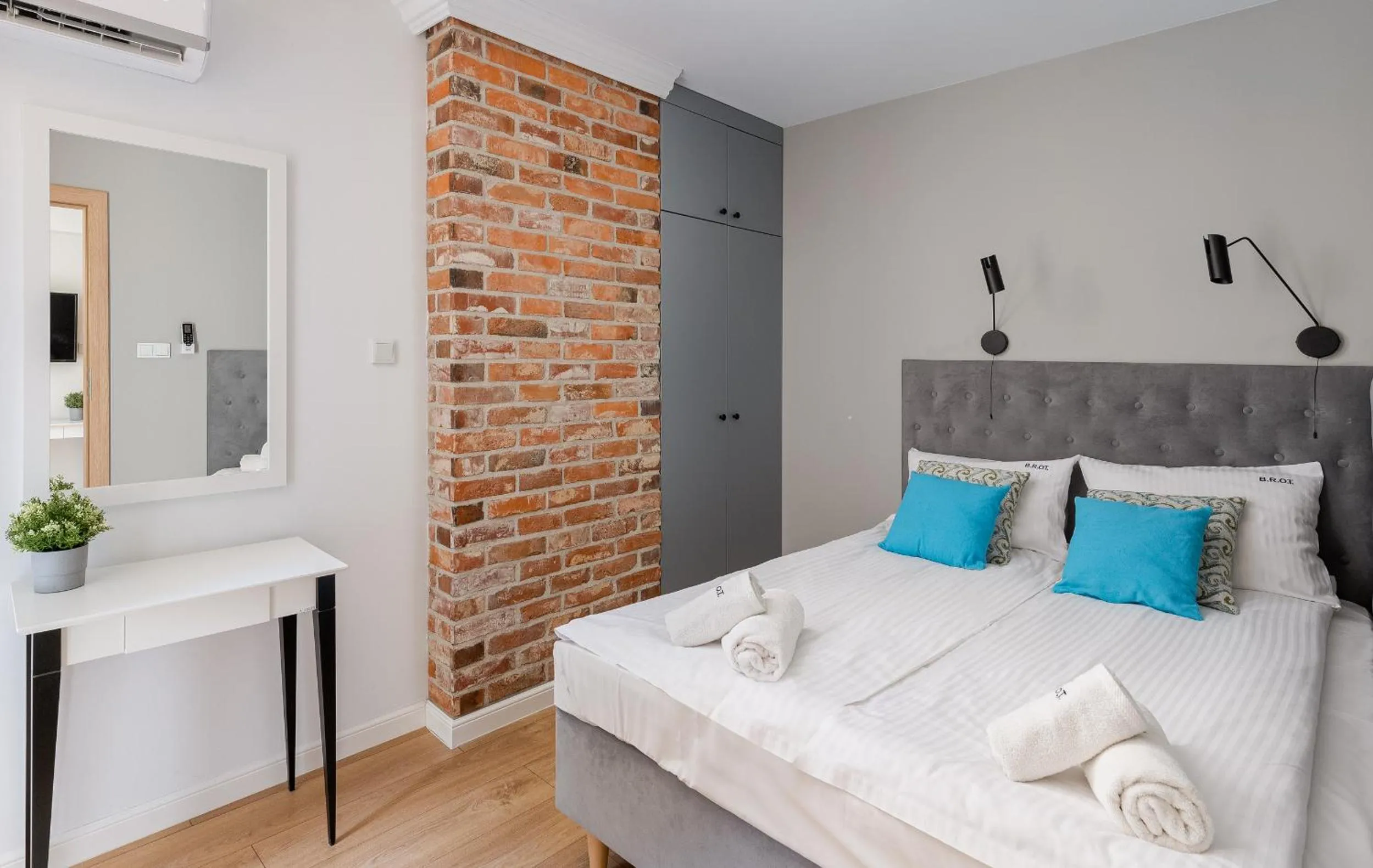 Bed in Saint Florian's Suites - Old Town Luxury Apartments - by Upstairs