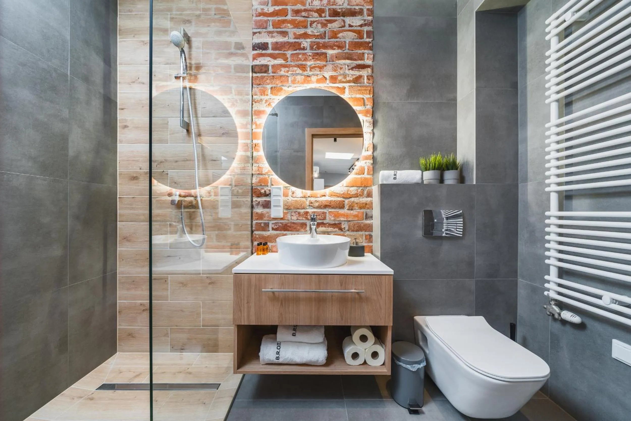 Shower in Saint Florian's Suites - Old Town Luxury Apartments - by Upstairs