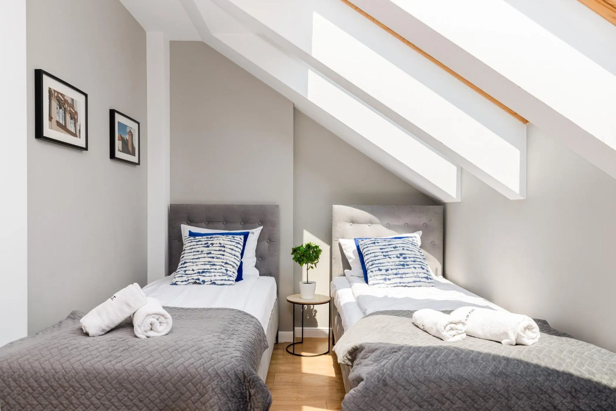 Bed in Saint Florian's Suites - Old Town Luxury Apartments - by Upstairs