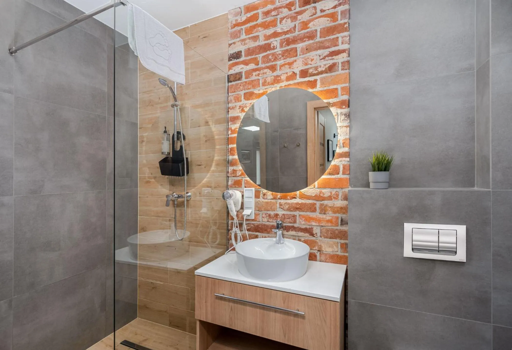Shower in Saint Florian's Suites - Old Town Luxury Apartments - by Upstairs