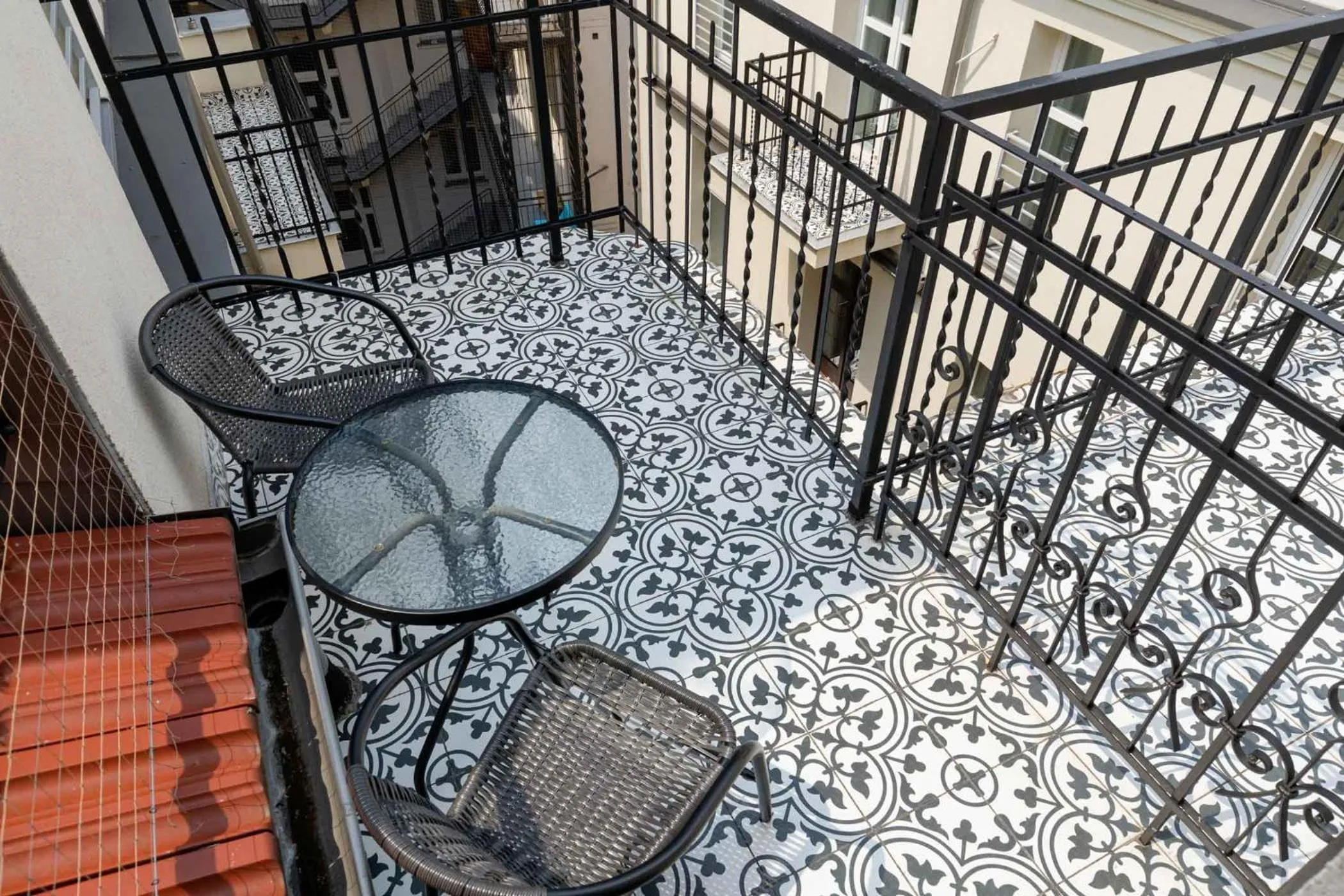 Balcony/Terrace in Saint Florian's Suites - Old Town Luxury Apartments - by Upstairs